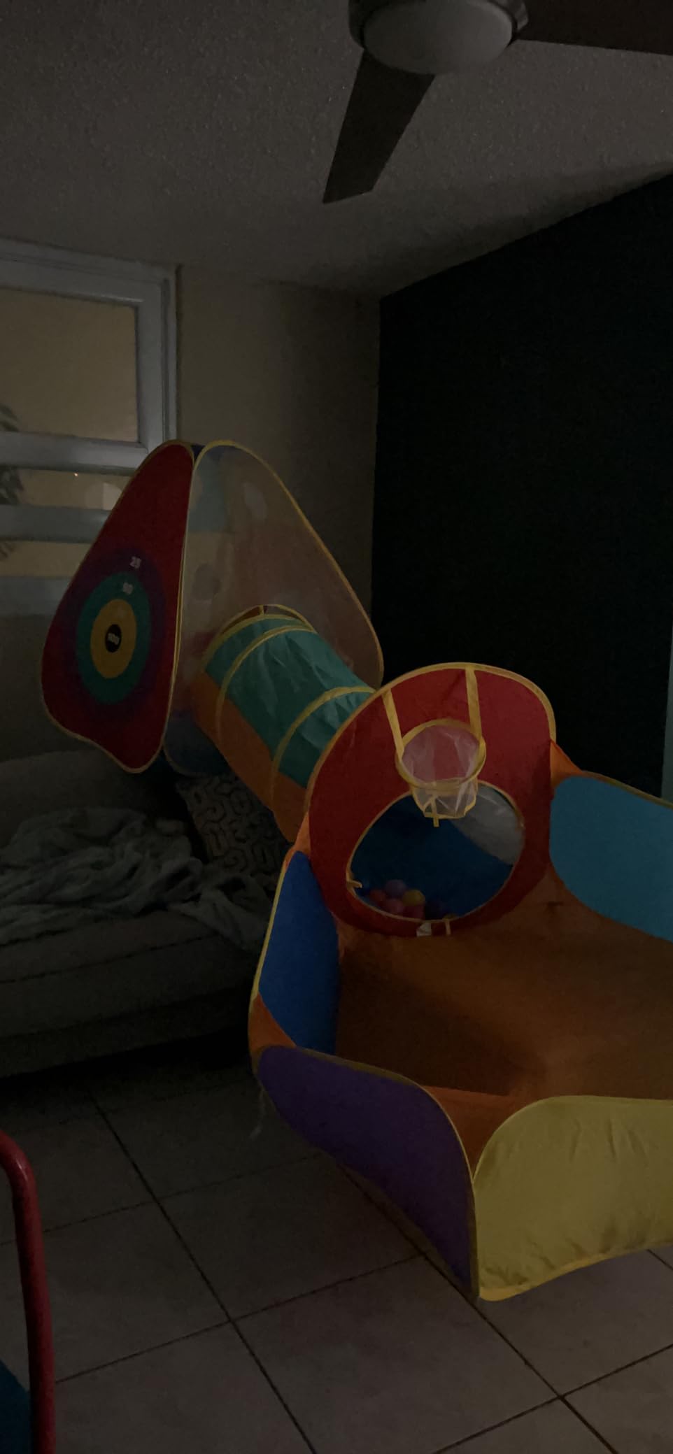 Gift for Toddler Boys & Girls, Ball Pit, Play Tent and Tunnels for Kids, Best Birthday Gift for 3 4 5 Year Old Pop Up Baby Play Toy, Target Game w/ 4 Darts Indoor & Outdoor customer photo 1