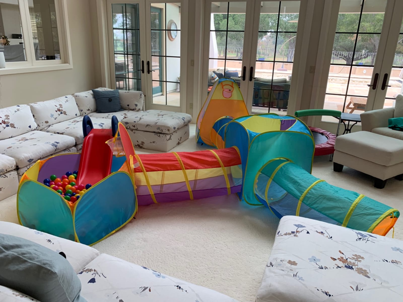 Gift for Toddler Boys & Girls, Ball Pit, Play Tent and Tunnels for Kids, Best Birthday Gift for 3 4 5 Year Old Pop Up Baby Play Toy, Target Game w/ 4 Darts Indoor & Outdoor customer photo 2