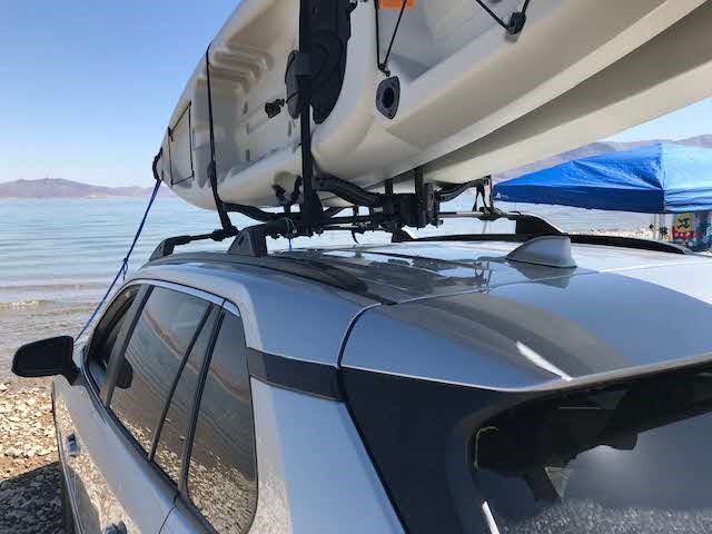 Thule Compass Kayak and SUP Roof Rack, J-Style Carrier, 130lb Weight Limit customer photo 2