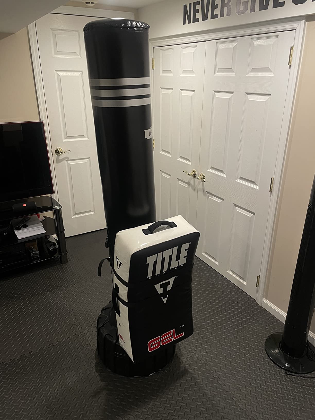Dripex Free Standing Punching Bag for Adults, 69'' Heavy Boxing Bag with Stand, Boxing Equipment for Fight Camp Home Gym customer photo 2