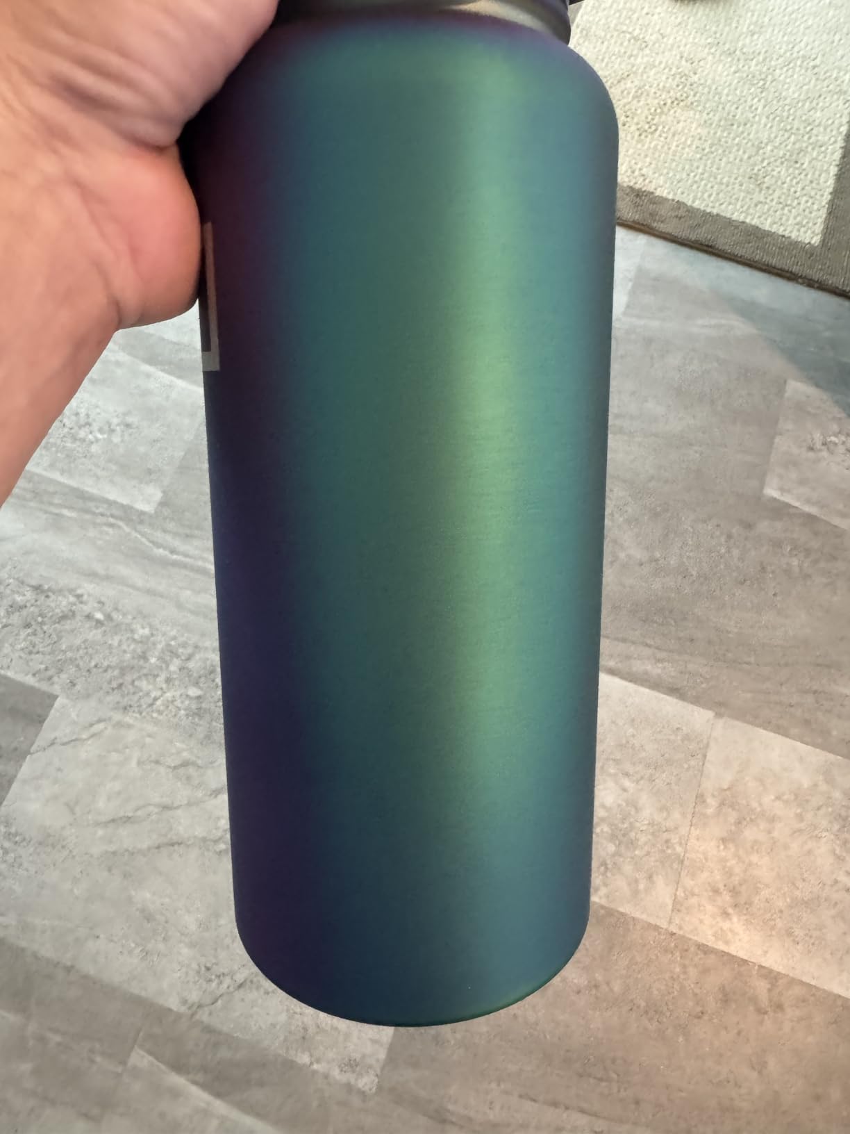 IRON FLASK 32 oz Wide Mouth Water Bottle with 3 Lids | Insulated Stainless Steel Sports Water Bottle with 3 Leakproof Lids - BPA Free, Cold 24 Hrs, Sweat Free (Midnight Black) customer photo 1