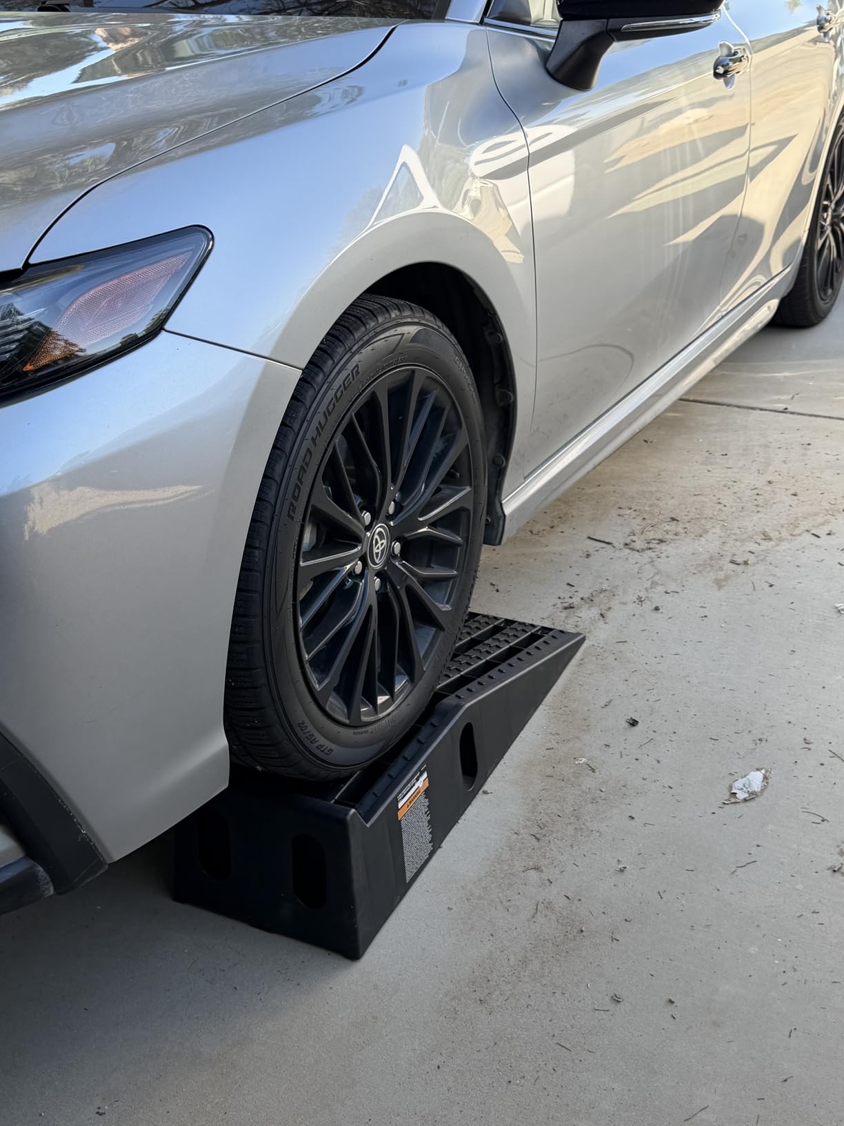 Ironton Poly Car Ramp Set, 12,000-Lb. GVW, 35.5in.L x 12in.W, 2-Pc. customer photo 2