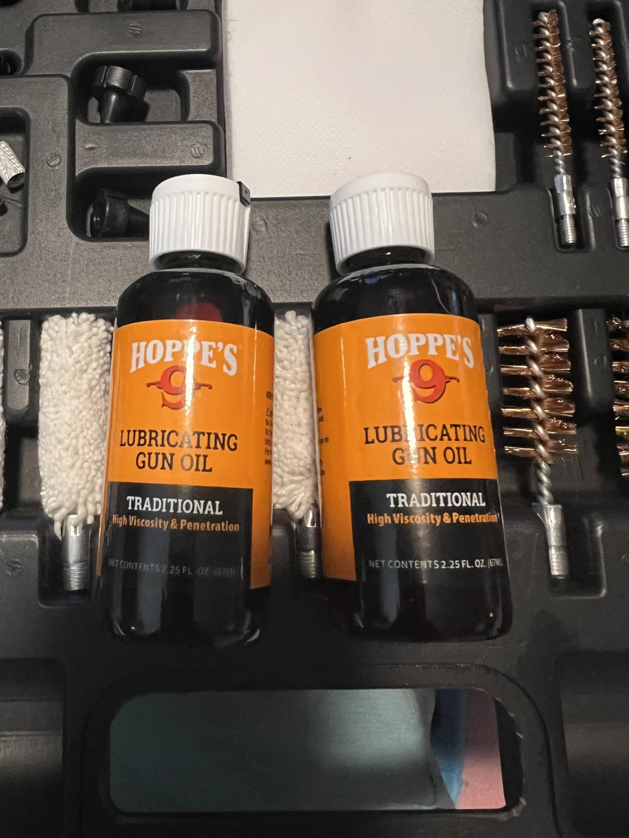 Hoppe's Deluxe Gun Cleaning Kit - 62 Piece | Universal Cleaning Kit for Pistols, Rifles, & Shotguns, Includes Oil, Brushes, Rods and More customer photo 1