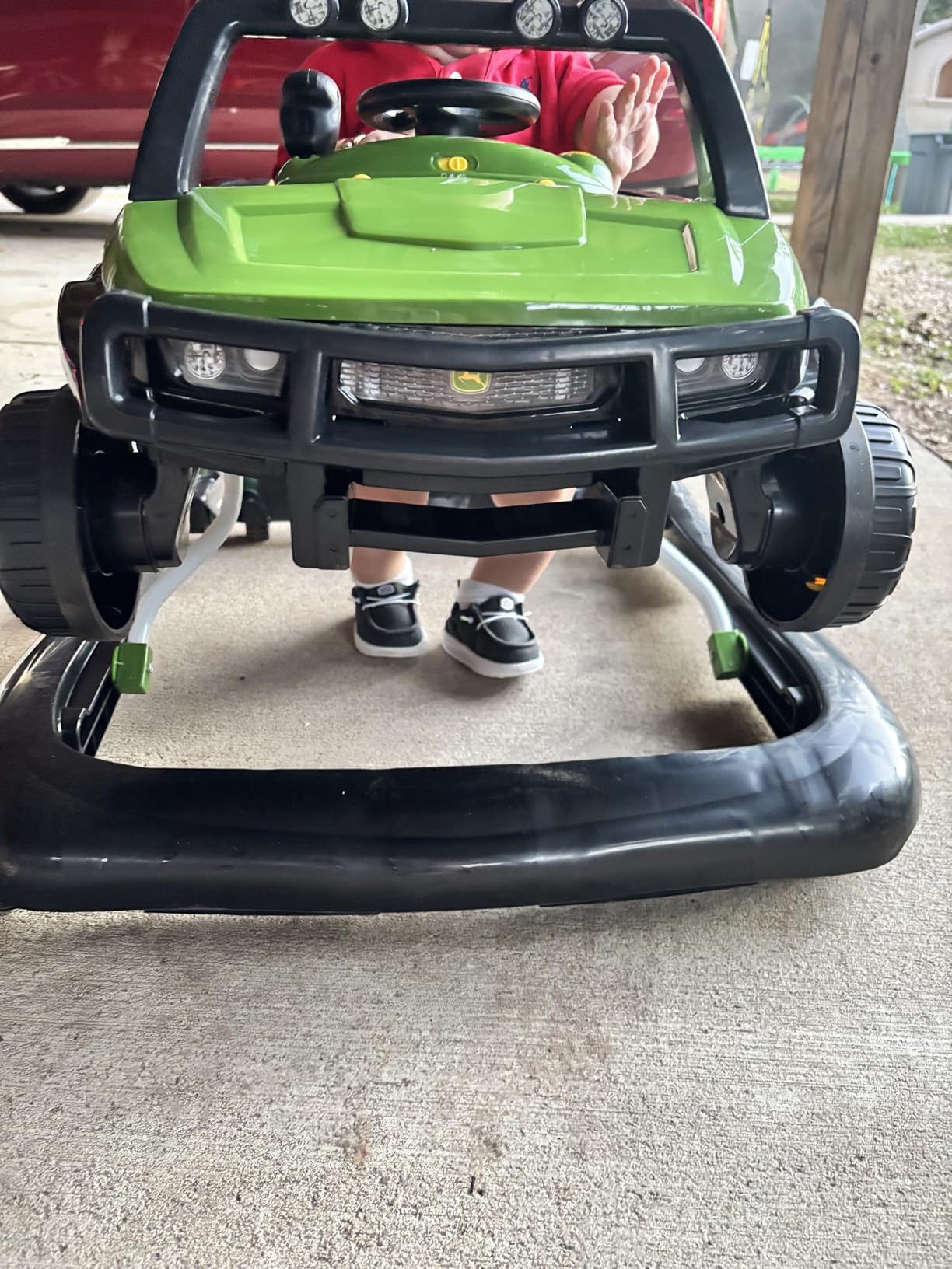 Bright Starts John Deere 4-in-1 Gator Green Baby Activity Center & Push Walker customer photo 1