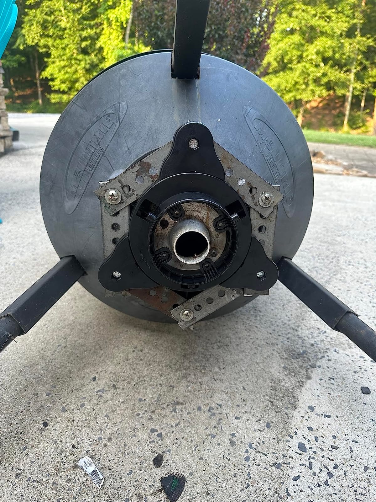 Moultrie Gravity Feeder Kit with Quick-Lock Adapter | Gravity-fed design, no power needed, easy conversion kit, protein pellet ready, rugged construction customer photo 2