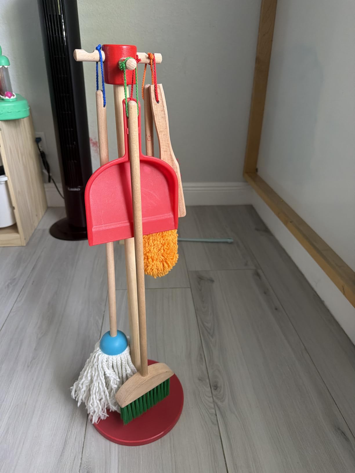 Melissa & Doug Dust Sweep Mop, 6-Pc. Toddler Cleaning Set with Kids Broom & Accessories customer photo 2