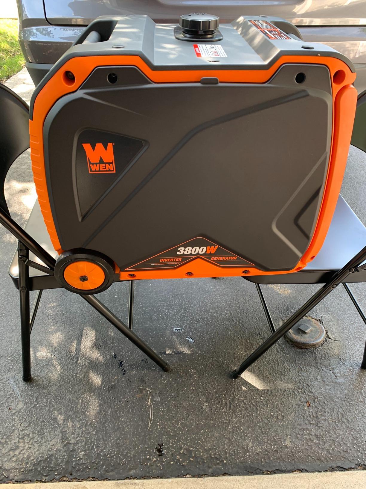WEN Super Quiet 3800-Watt RV-Ready Portable Inverter Generator with Fuel Shut-Off and Electric Start (56380i) customer photo 2