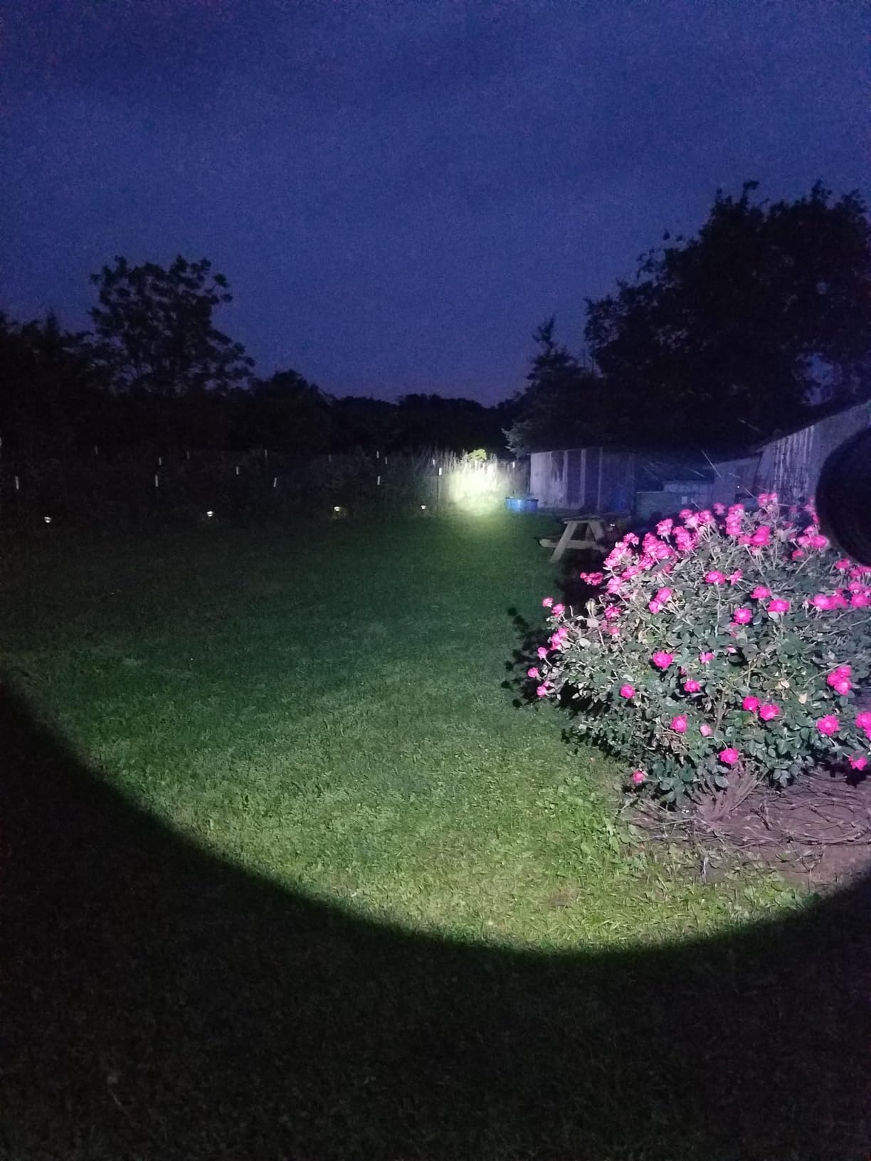 BUYSIGHT Rechargeable Spotlight, 2000000 Lumens Spot Lights Hand held High lumens Large Flashlight Handheld Spotlight Lightweight and Super Bright Flashlight (Aluminium_Alloy Golden) customer photo 2