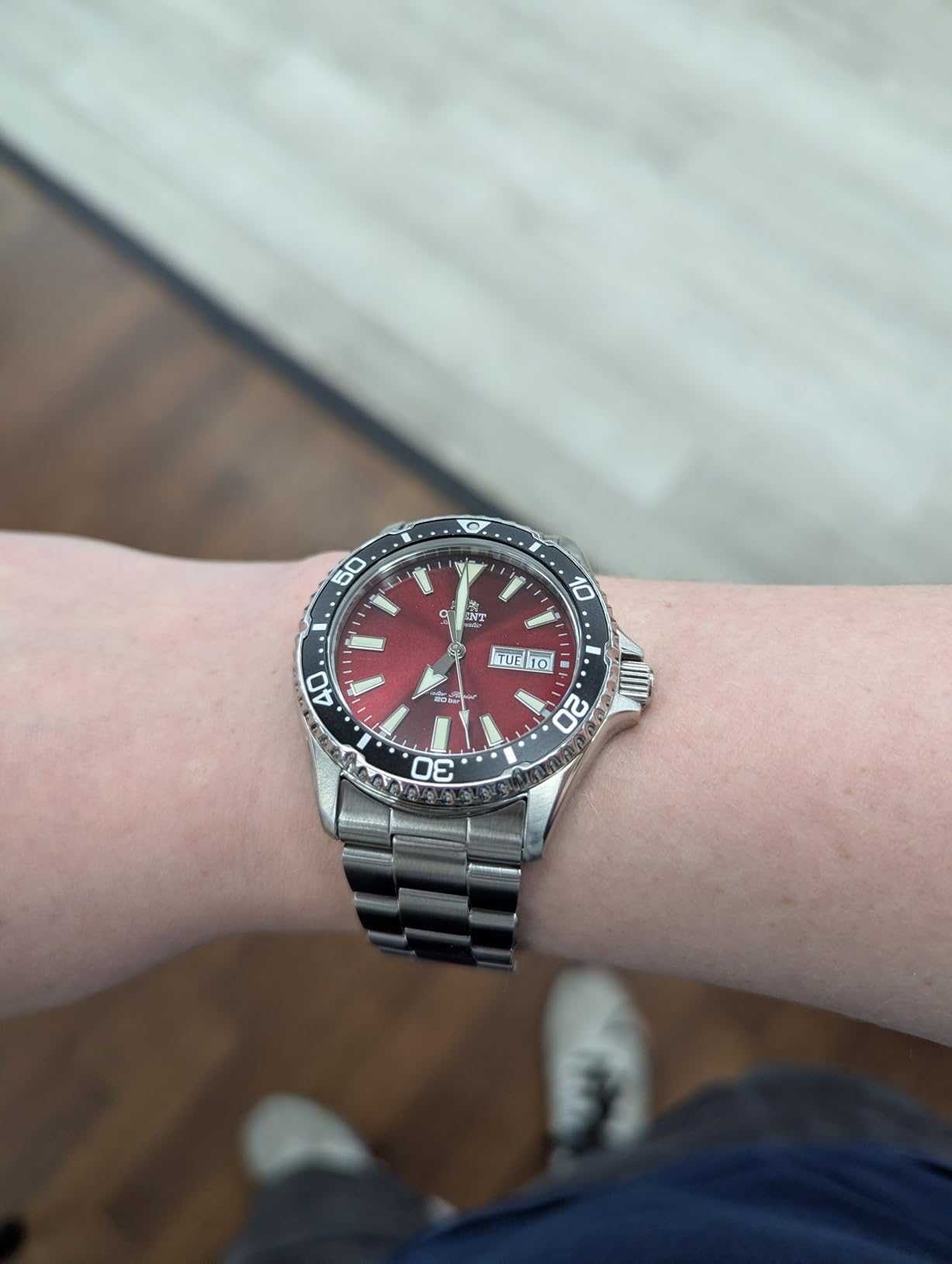 Men's Kamasu Stainless Steel Automatic Diving Watch with Sapphire Crystal customer photo 1