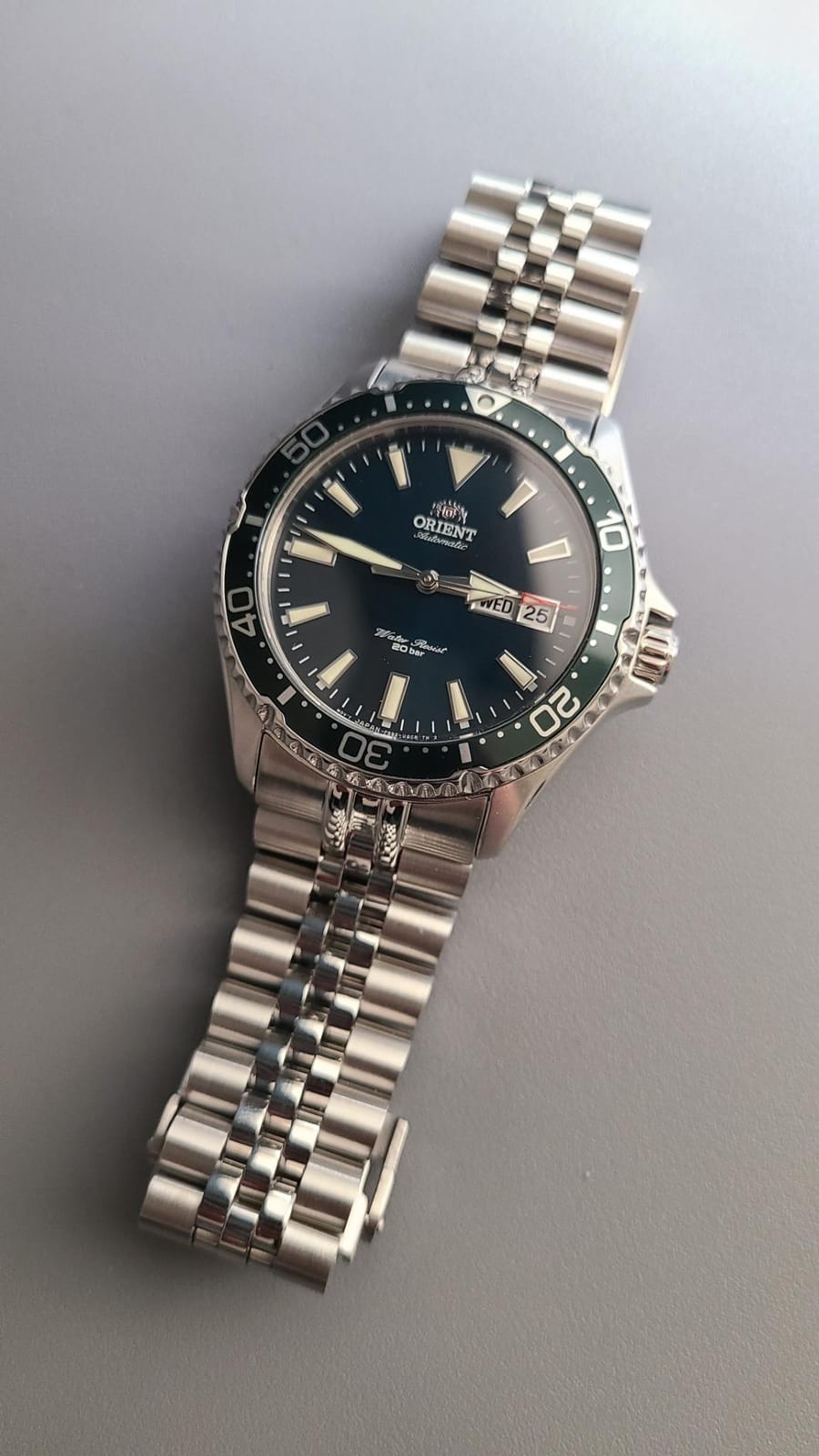 Men's Kamasu Stainless Steel Automatic Diving Watch with Sapphire Crystal customer photo 2