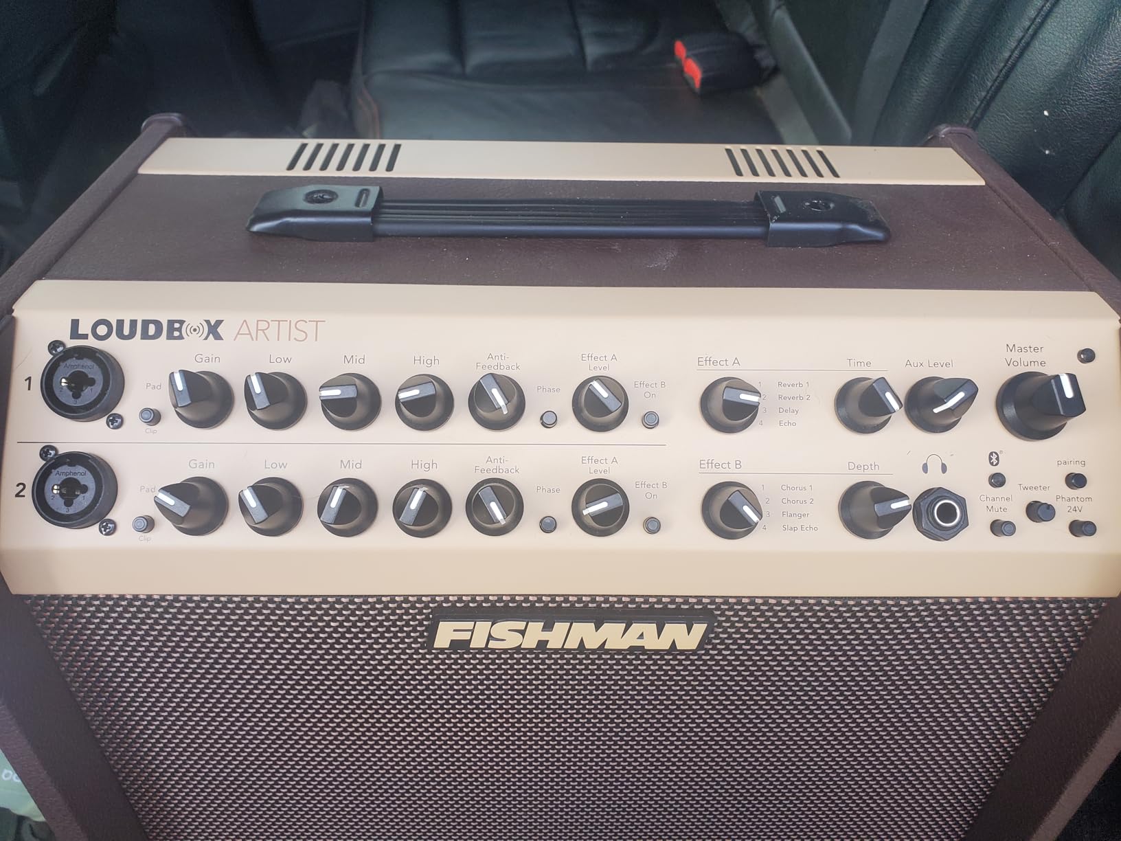Fishman PRO-LBT-600 Loudbox Artist Bluetooth 120W Acoustic Guitar Amplifier customer photo 1