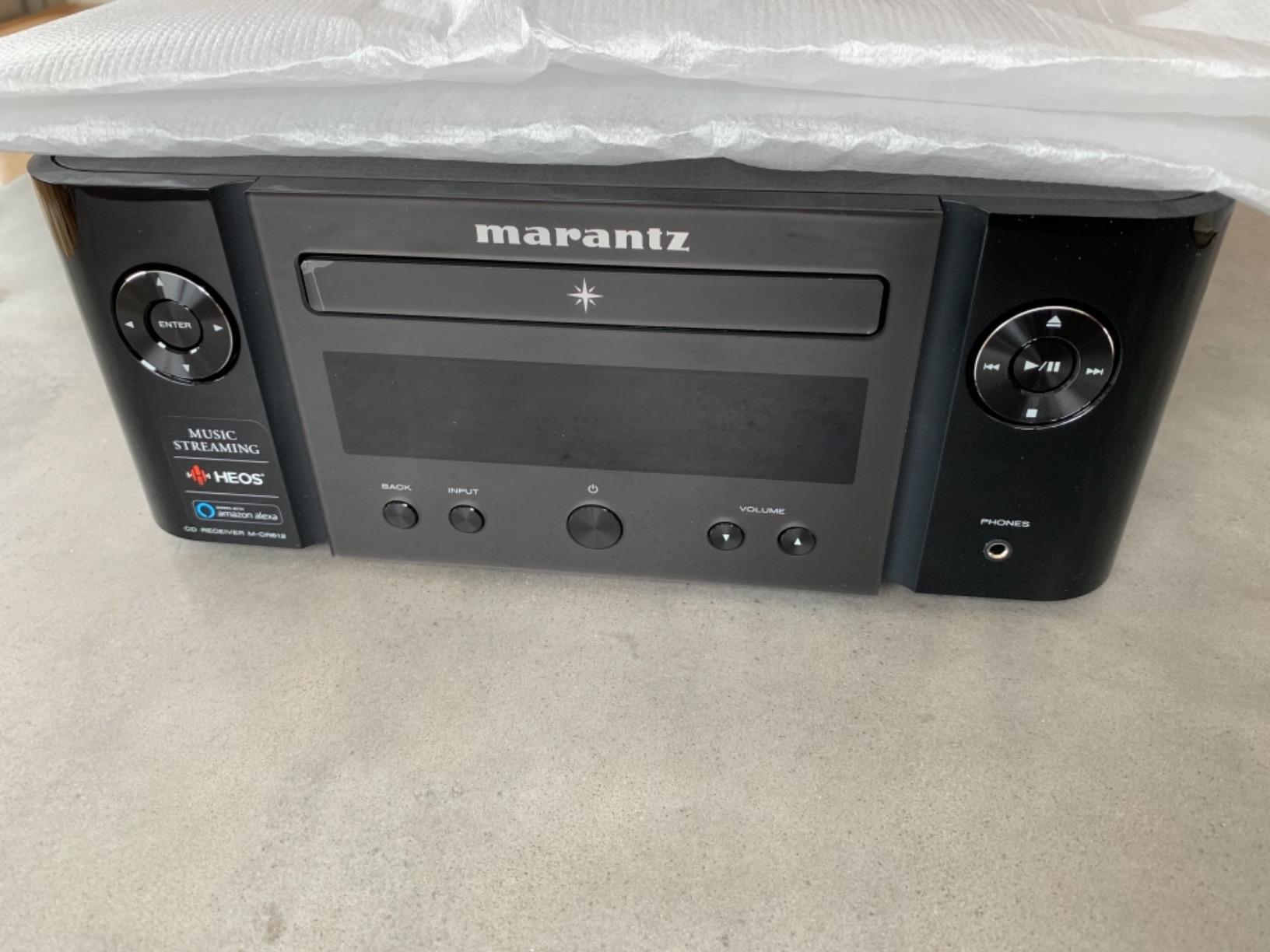 Marantz M-CR612 Network CD Receiver | Wi-Fi, Bluetooth, AirPlay 2 & HEOS Connectivity | AM/FM Tuner, CD Player, Unlimited Music Streaming | Compatible with Amazon Alexa | Black customer photo 1