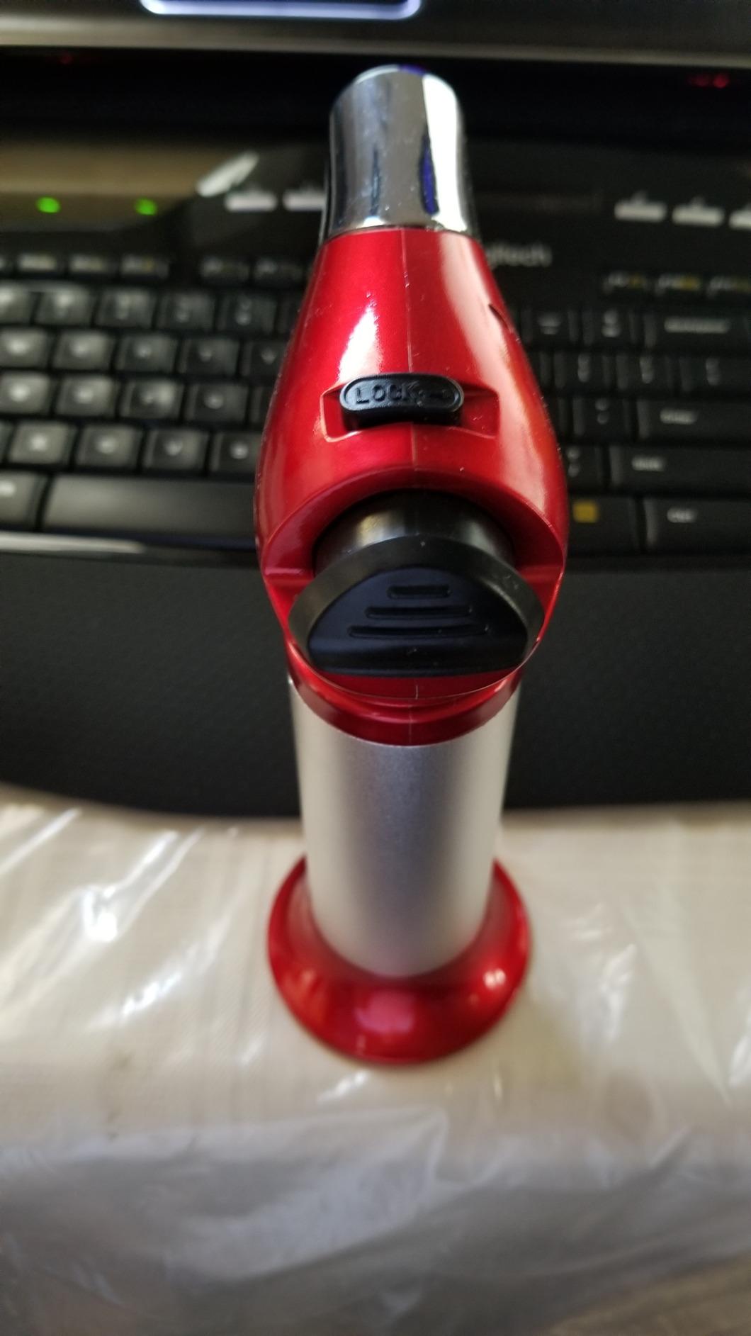 Kollea Culinary Torch, Refillable Butane Kitchen Torch with Lock, Red | Adjustable Flame, Ideal Torch for Creme Brulee, Baking, Cooking, and Food Prep with Easy Ignition, Gas Not Included customer photo 2