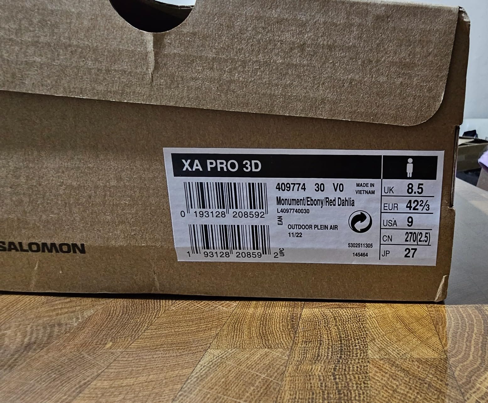 Salomon Men's XA PRO 3D Trail Running Shoes customer photo 1