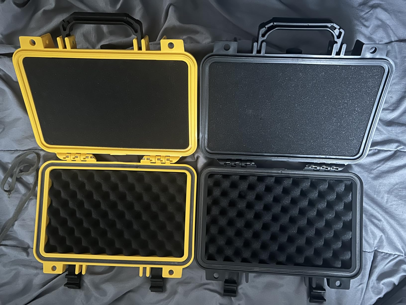 MEIJIA Portable All Weather Waterproof Protective Hard Case, Small Camera Case, Dry Case with Customizable Foam, Fit Use of Drones, Camera, Equipments, 11.65