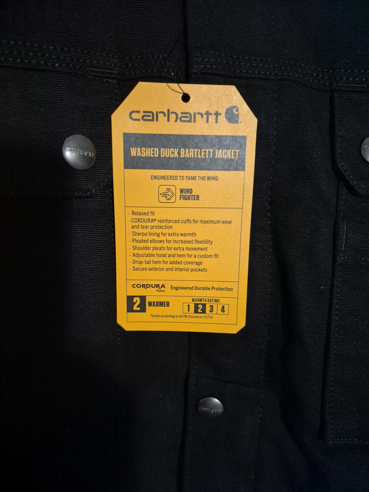 Carhartt Men's Washed Duck Bartlett Jacket customer photo 2