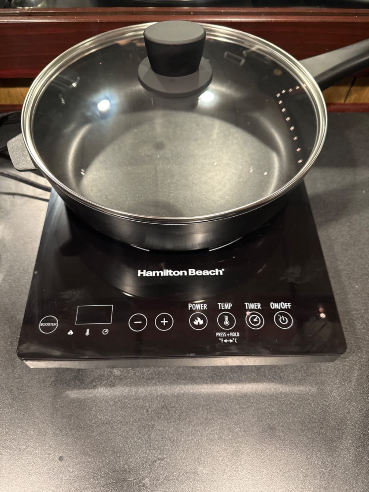 Hamilton Beach Portable Single Induction Cooktop With Fast Heating Mode, 1800 Watts customer photo 2
