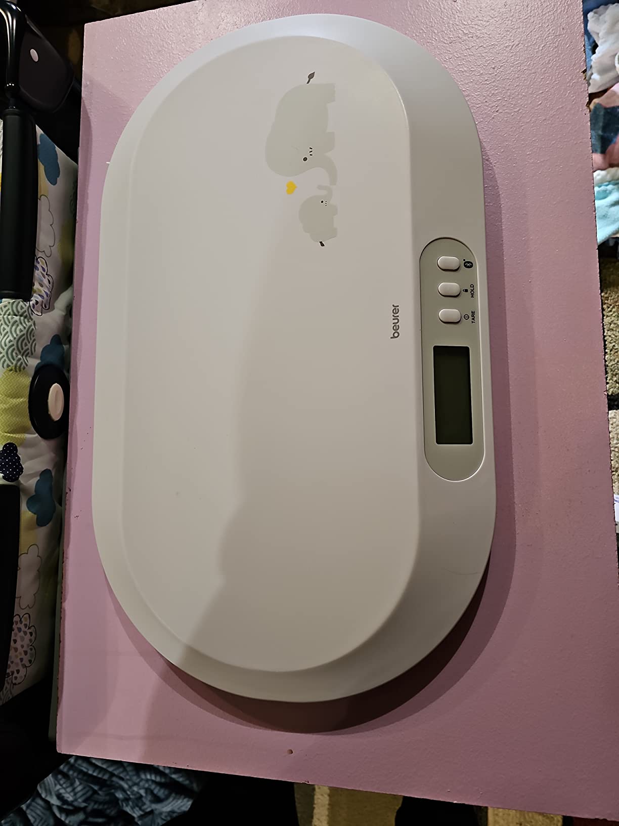 Beurer BY90 Digital Baby & Pet Scale with Bluetooth for Infants, Cats & Dogs, Weighing in Lbs/Oz/Kg up to 44 lbs, Hold & Tare Function for Accuracy & Curved Platform customer photo 2
