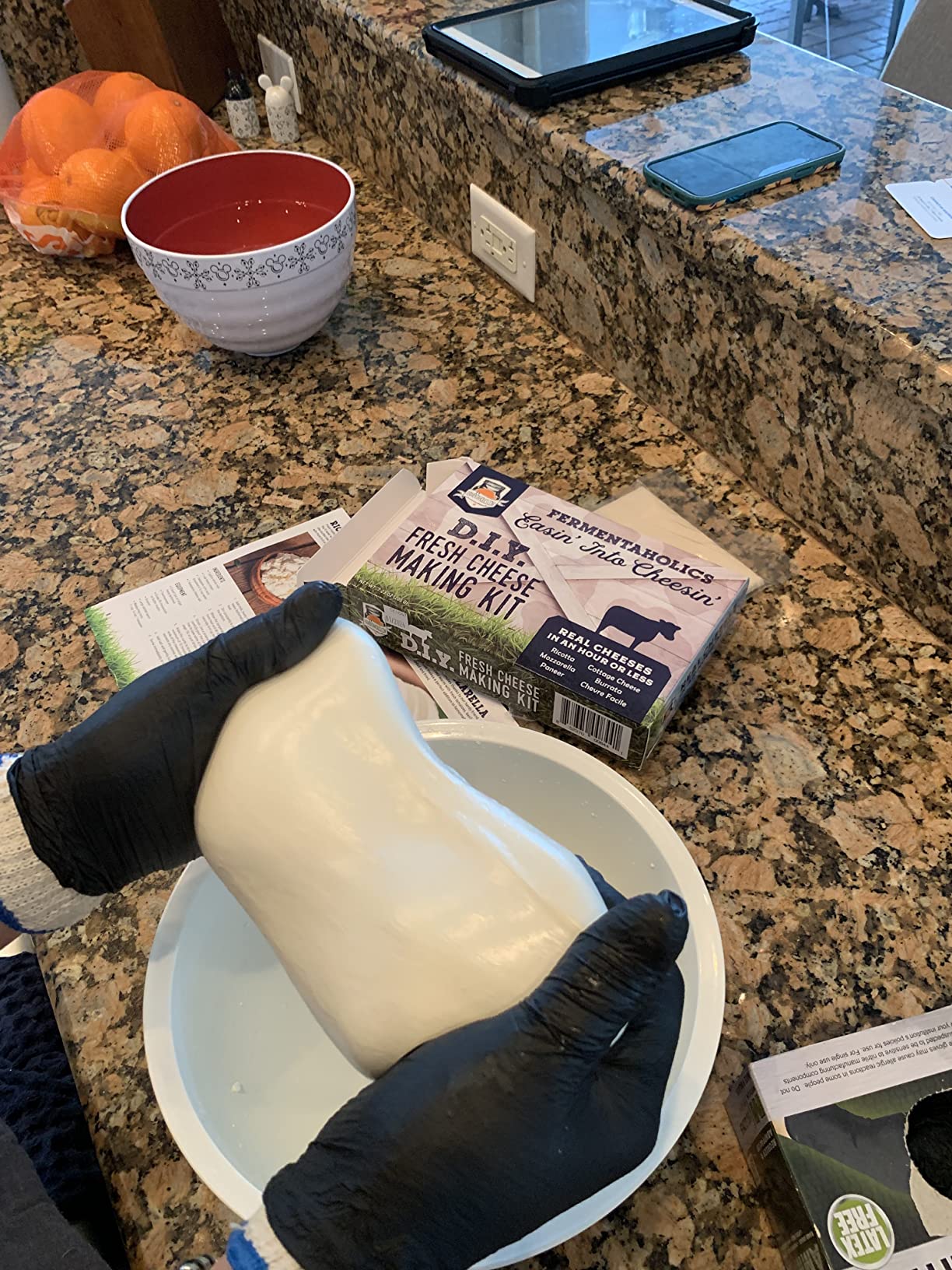 Fermentaholics DIY Fresh Cheese Making Kit - Ricotta, Mozzarella, Burrata, Paneer, Cottage Cheese, etc. - Includes Rennet, Cheese Salt, Citric Acid, Cheese Cloth, & Recipe Booklet customer photo 2