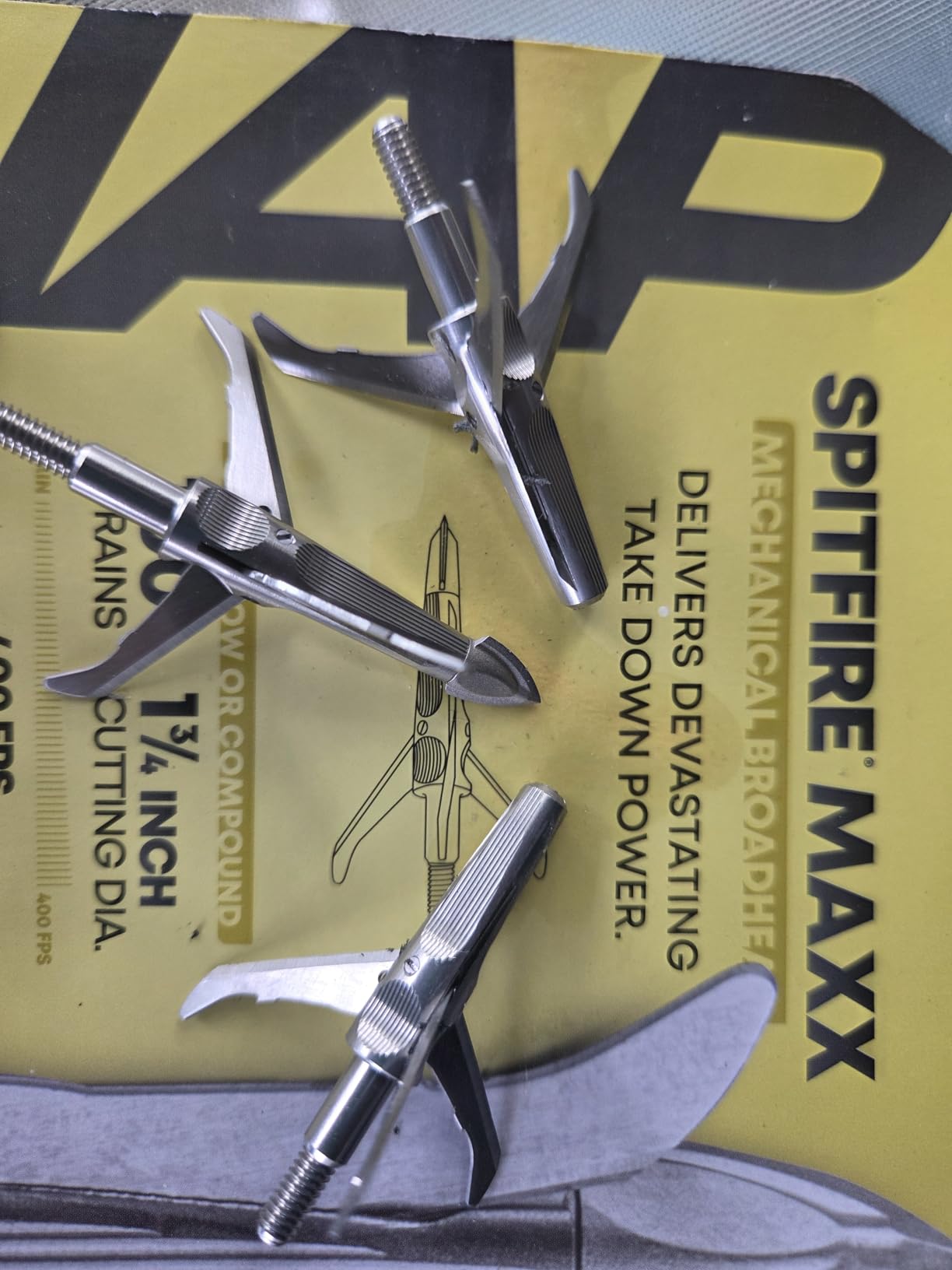 NAP Spitfire MAXX 100 Grain Broadhead 4PK customer photo 2