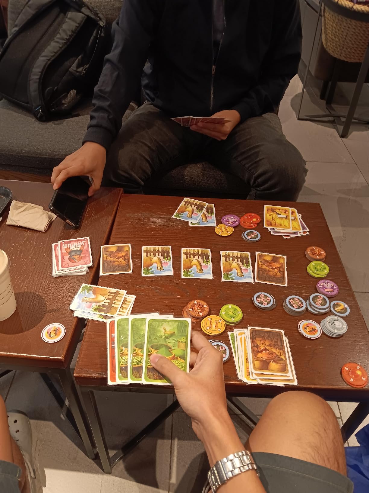Asmodee Jaipur 2-Player Trading Card Strategy Game, Ages 10+ | For quick duels, trade goods for top rupees, Fast-paced timing in a 2-player format, Easy to learn, rewarding to replay customer photo 1