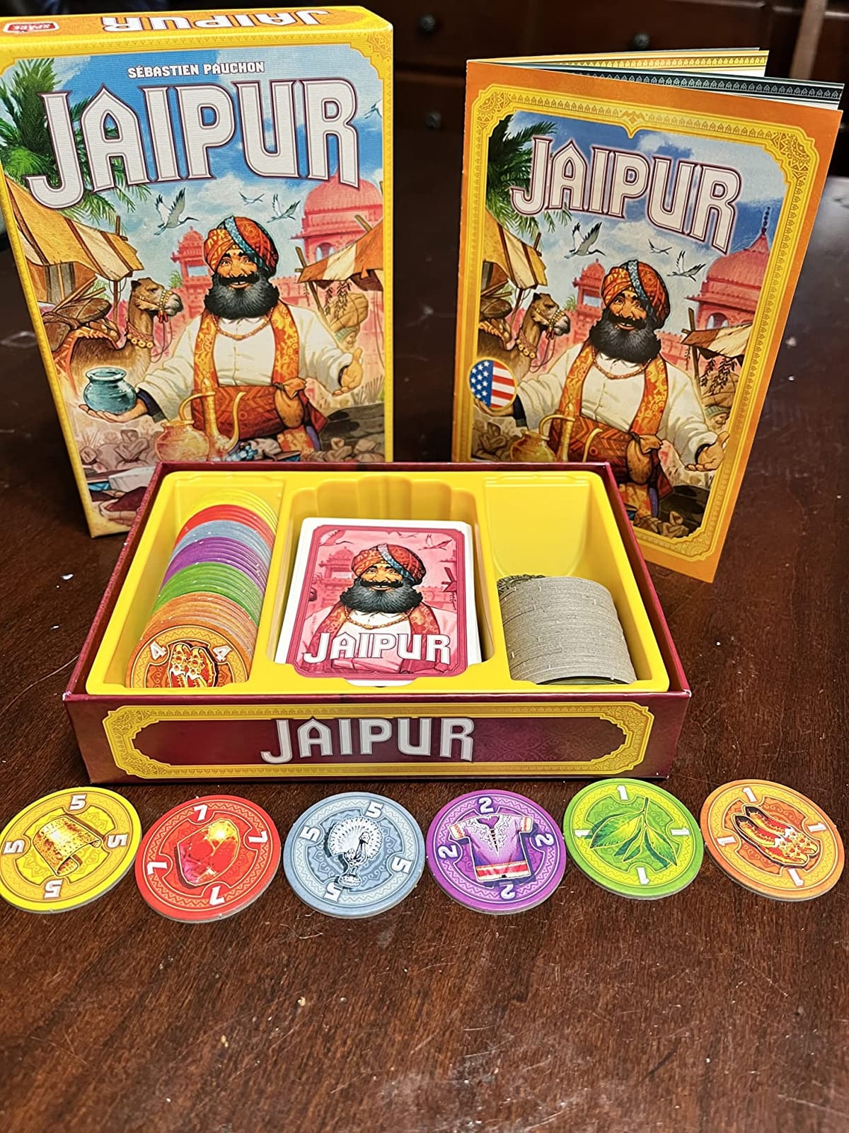 Asmodee Jaipur 2-Player Trading Card Strategy Game, Ages 10+ | For quick duels, trade goods for top rupees, Fast-paced timing in a 2-player format, Easy to learn, rewarding to replay customer photo 2