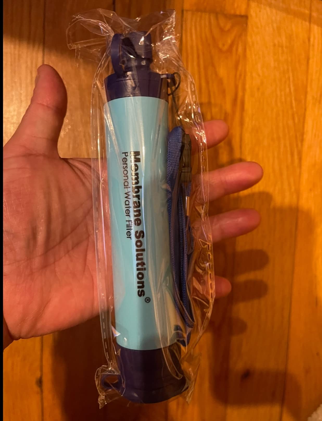 Membrane Solutions Personal Water Filter Straw S1 | NSF/ANSI 42 372 401 Certified, 1320 Gal Capacity, 0.1 Micron, Fits 28mm Bottle, BPA-Free, Survival Emergency Hiking Camping customer photo 1