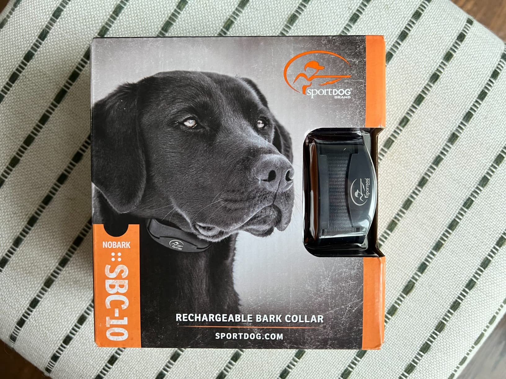 SportDOG NoBark Rechargeable Bark Collar | Silent Partner Bark-Only Detection, Static, 2 Training Modes, 200-Hr Battery, DryTek Waterproof to 25 Ft, Dogs 8 lb+, 5-22 in customer photo 2