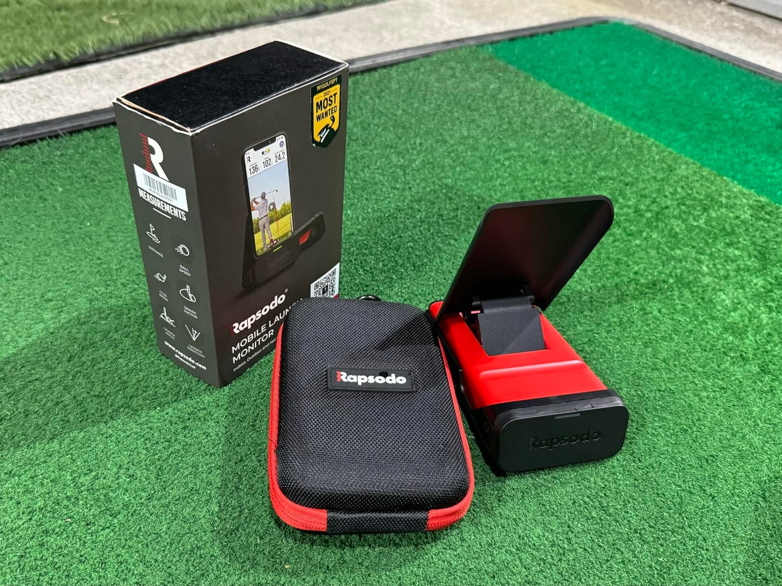 Rapsodo Mobile Launch Monitor Golf Simulator | MLM iPhone & iPad Only | Indoor & Outdoor Swing Analyzer & Tracker customer photo 1