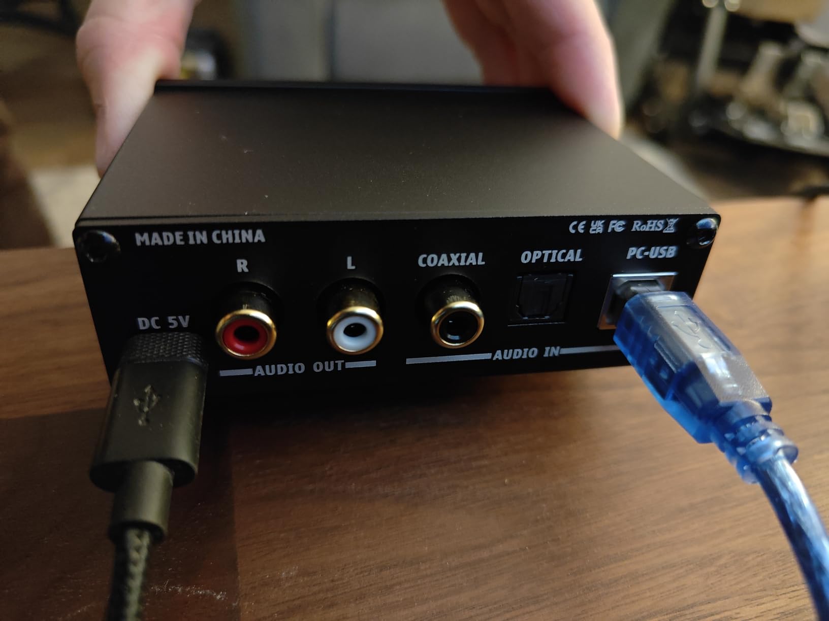 AIYIMA DAC-A2 Headphone Amplifier & Desktop DAC for PC, MAC and Gaming | Plug & play 24Bit/192kHz DAC amp.Adds Bass/Treble control & RCA/3.5mm Outputs,USB/Optical/Coaxial Input customer photo 1