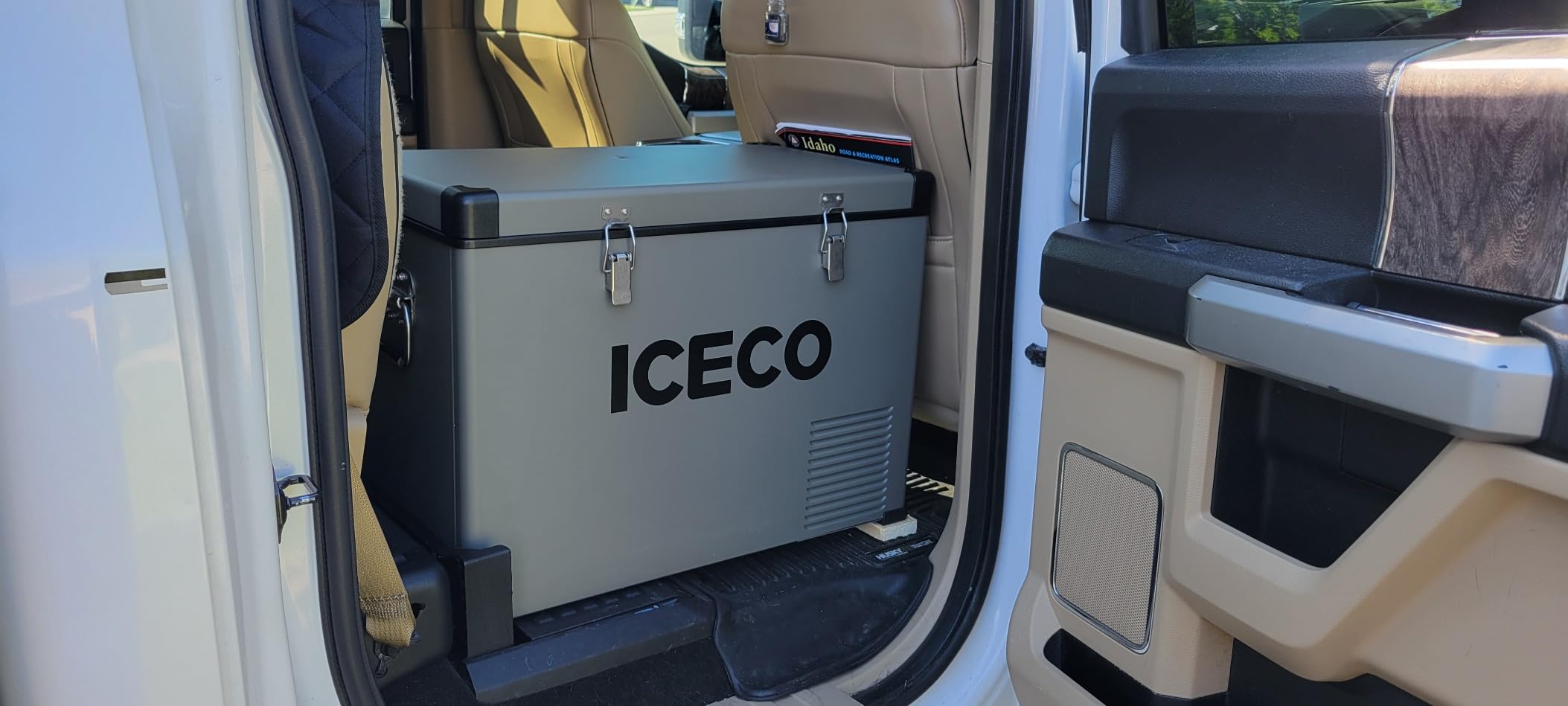 ICECO VL45 Portable Refrigerator with SECOP Compressor, 45Liters Platinum Compact Refrigerator, DC 12/24V, AC 110-240V, 0F to 50F, Home and Car Use (Without Insulated Cover) customer photo 2