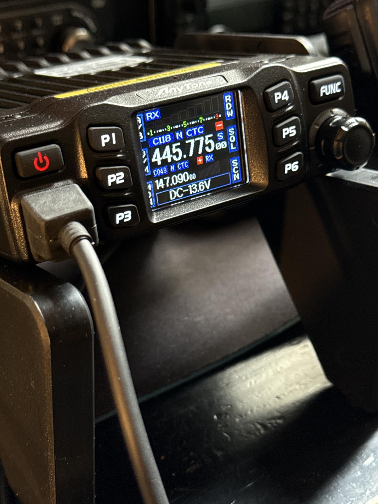 AnyTone AT-778UVII Transceiver Mobile Radio Dual Band 25W VOX Car Radio | Vehicle Car Radio 2m 70cm Mini Mobile Transceiver w/Cable for RV Camping customer photo 2