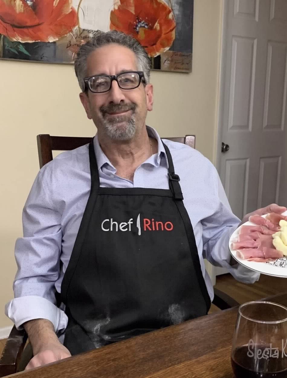 Custom Chef Apron with Personalized Embroidered Name Great Gift | Premium Embroidery - Adjustable Neck Strap - 2 Large Front Pockets - Water & Stain Resistant customer photo 1