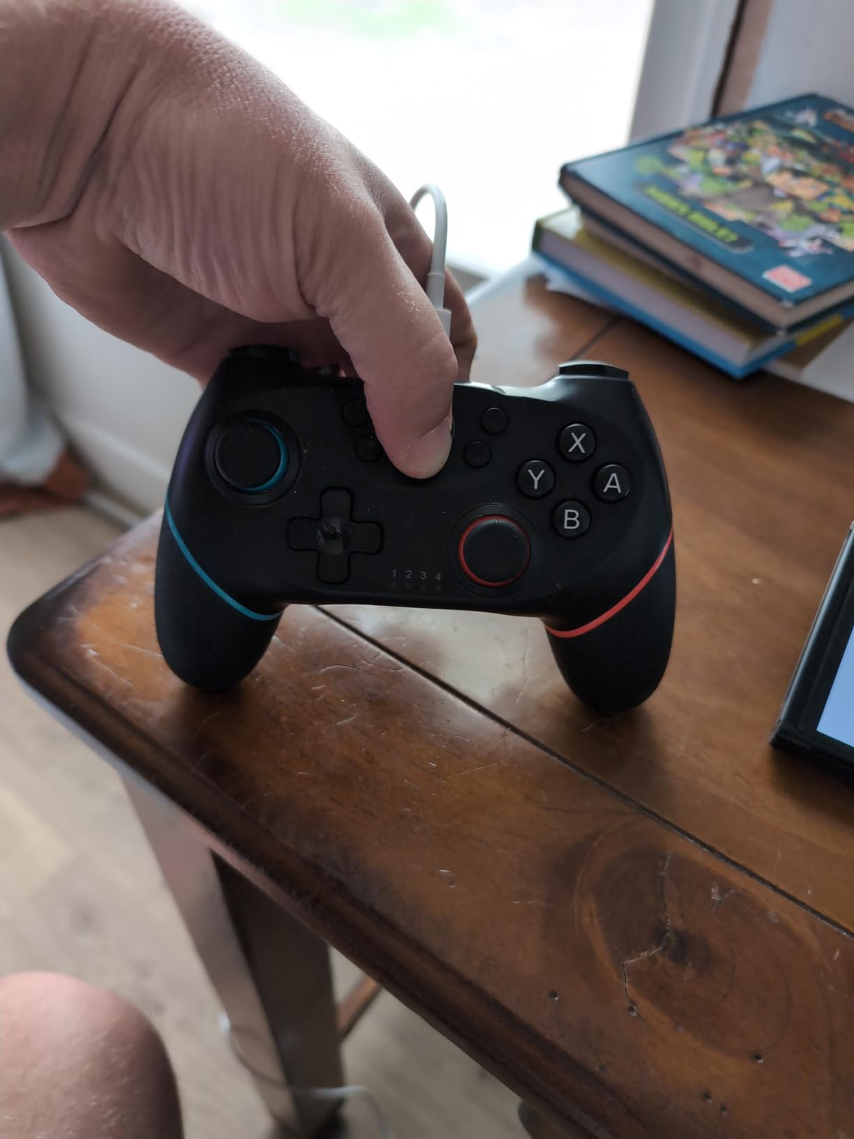 Diswoe Wireless Pro Controller for Switch 1/Switch 2/Lite/OLED/PC | Hall Effect Trigger & Joystick, Anti-Drift Remote with One-Key Wake-up, Zero Latency, Turbo, Dual Vibration, Ergonomic Design customer photo 1