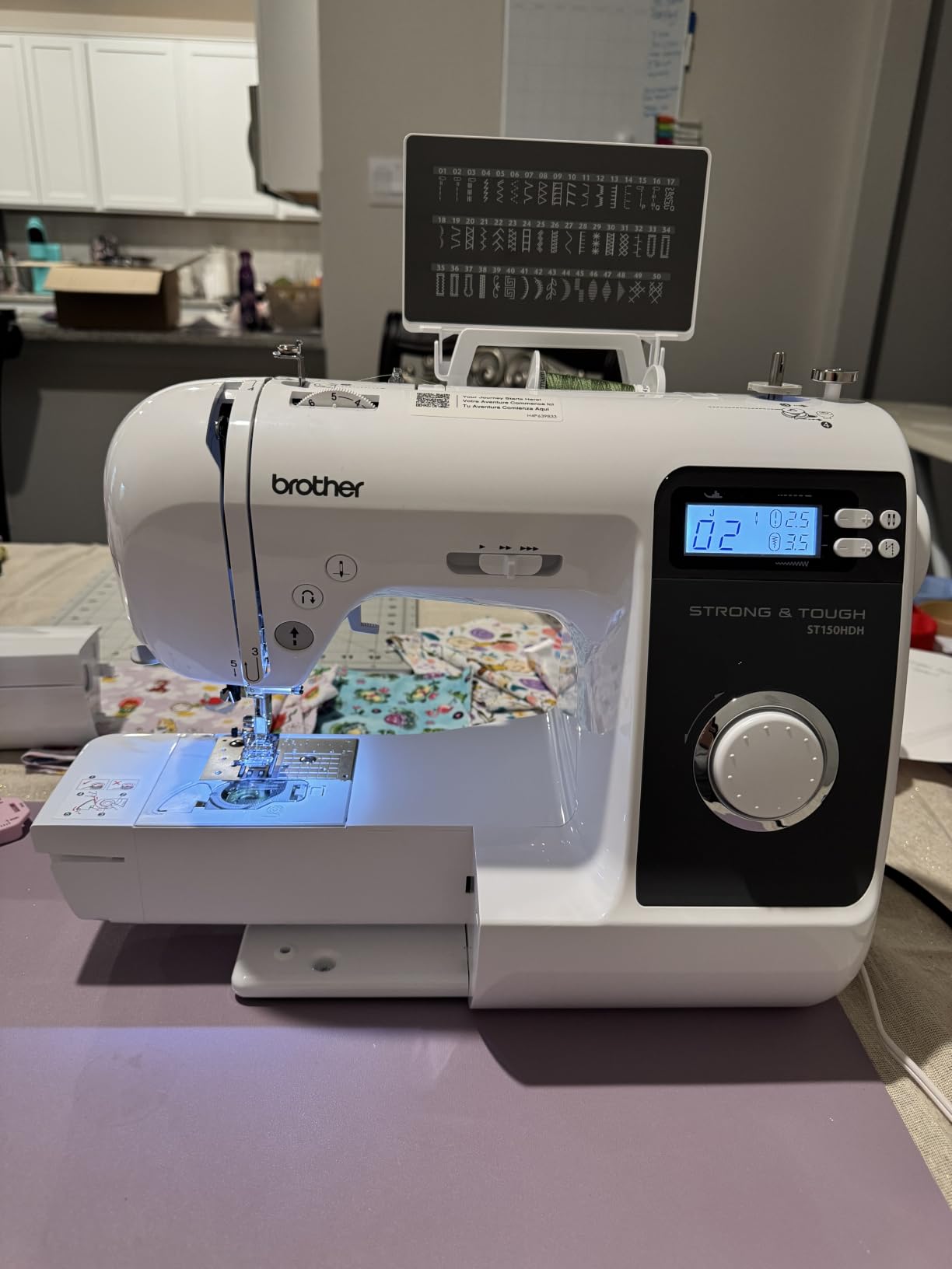 Brother ST150HDH Strong and Tough Sewing Machine, 50 Built-in Stitches customer photo 2