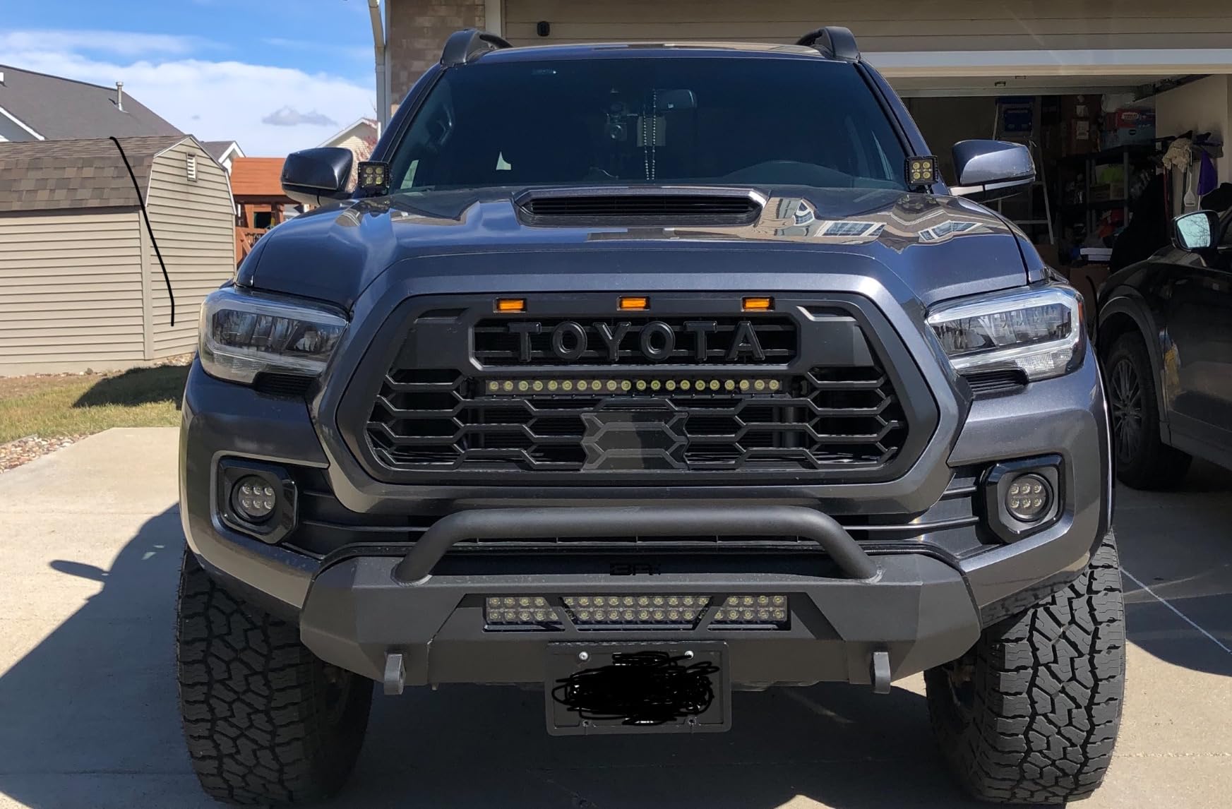 Body Armor 4x4 TC-19339 2016+ Toyota Tacoma HiLine Front Winch Bumper customer photo 1