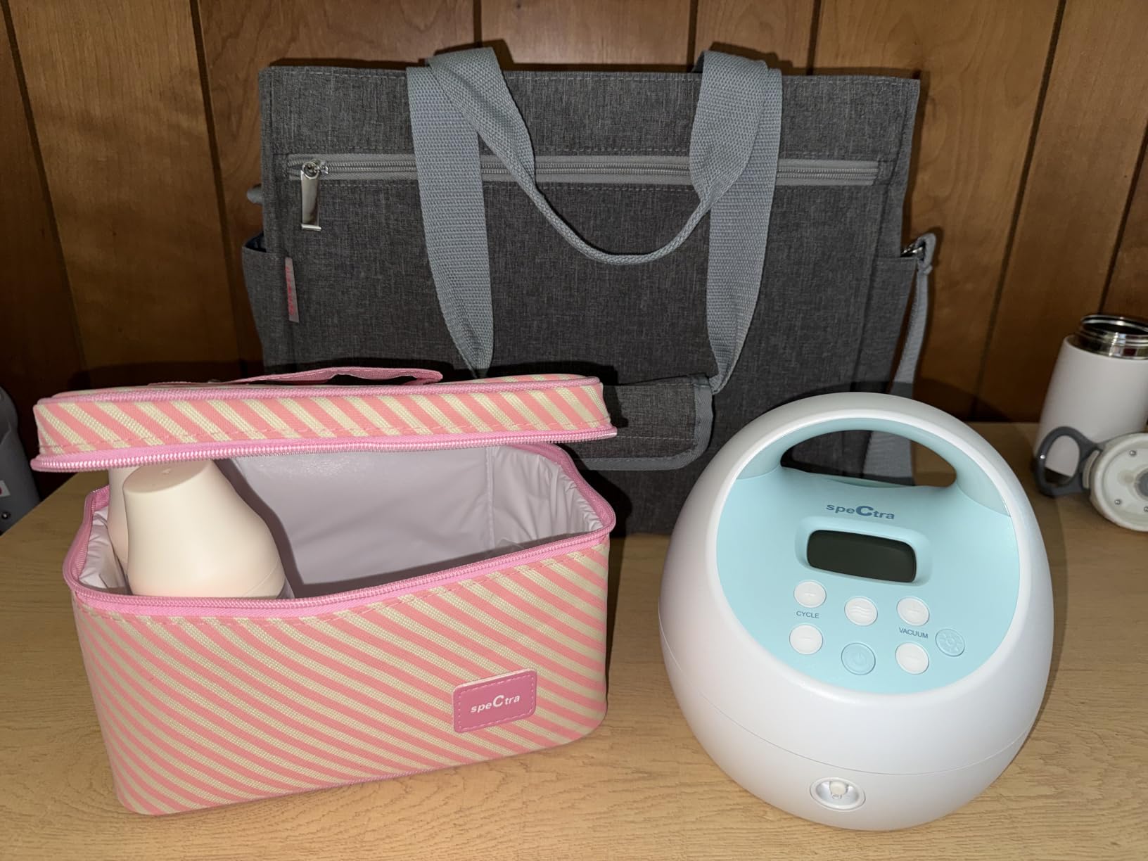 Spectra Baby S1 Plus Electric Breast Milk Pump with Tote, Bottles & Cooler | Portable Rechargeable Electric Breast Pump Bundle with Tote Bag, Breast Milk Bottles & Cooler for Baby Feeding customer photo 1