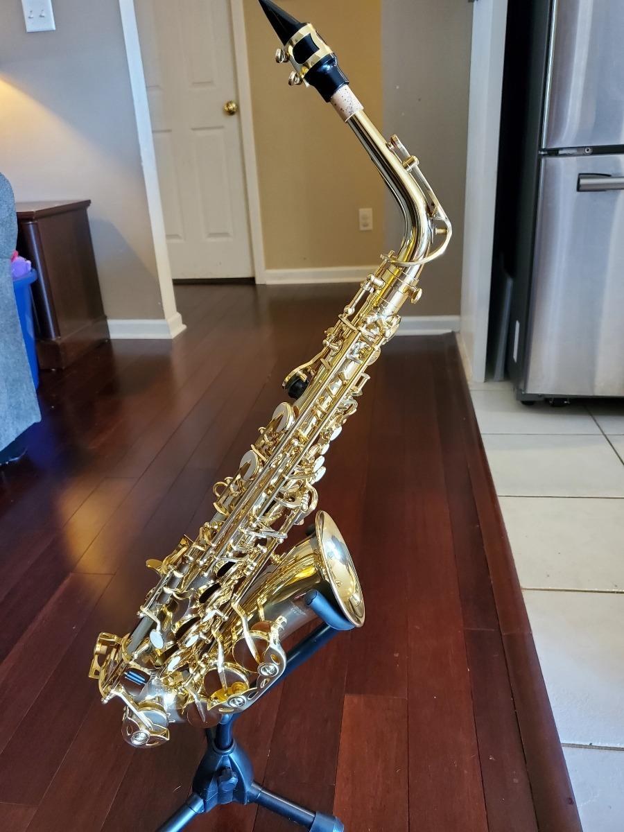Eastar Tenor Saxophone, B Flat Golden Lacquer Beginner Kit with Cleaning Cloth, Case, Mouthpiece, Neck Strap, Reeds, TS-Ⅱ customer photo 2