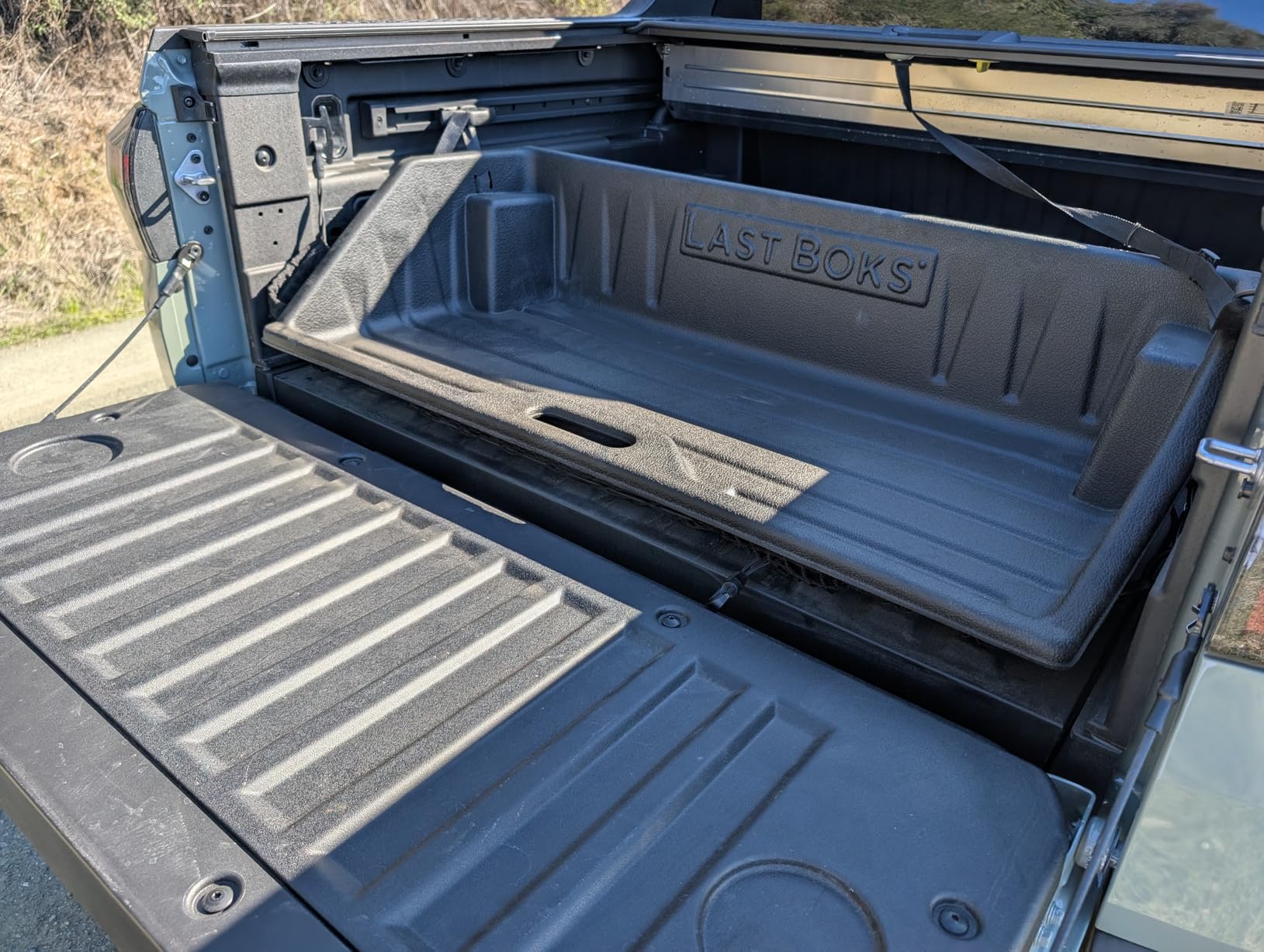 Last Boks Mid Size Truck Bed, Cargo Box Organizer, Slides Out onto Your Tailgate for Easy Access to Load or Unload Your Cargo, Truck Accessories Stores and Protects Your Cargo and Your Truck customer photo 1