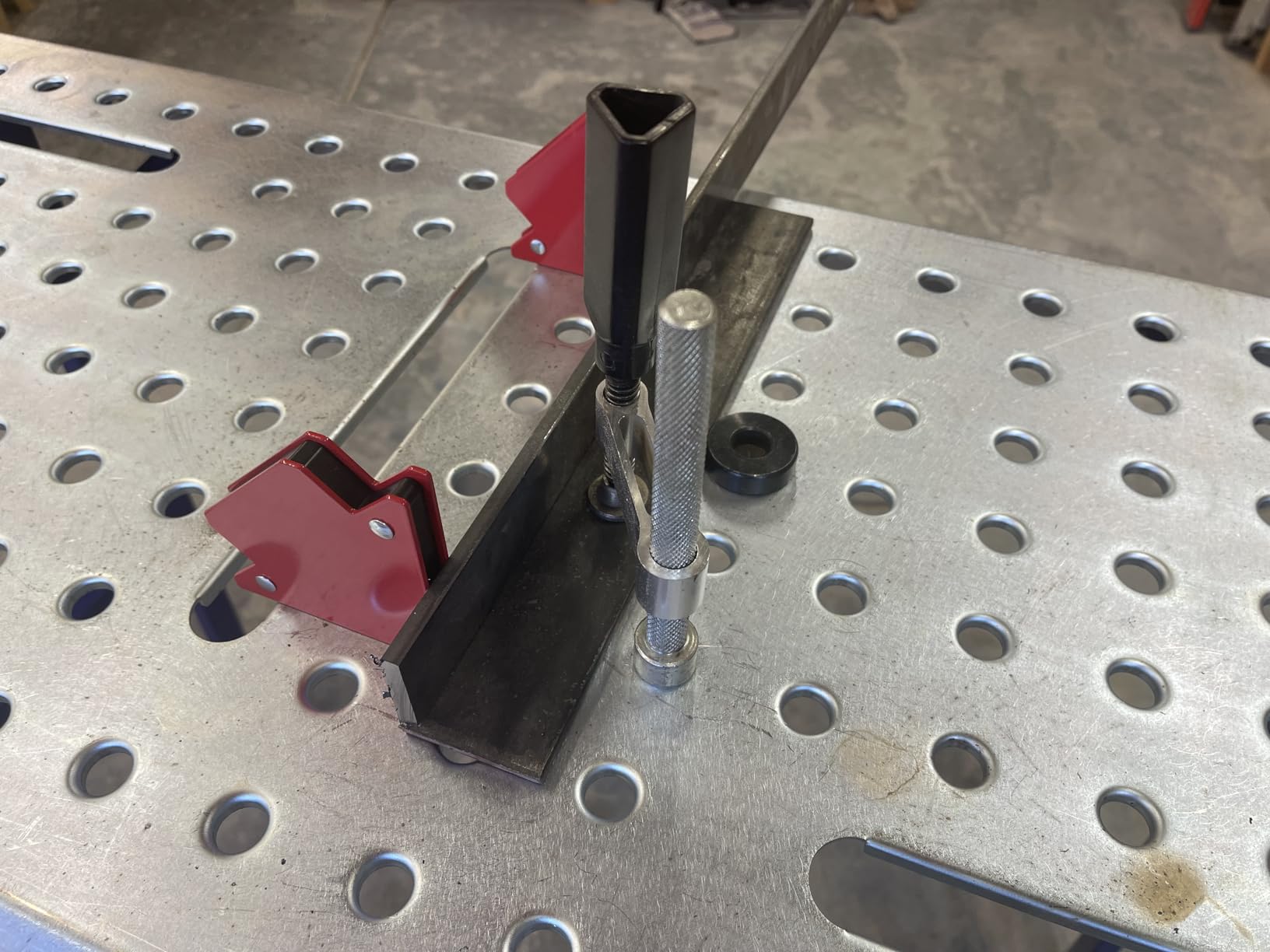 NOVA Heavy-Duty Welding Table with Folding Legs customer photo 1