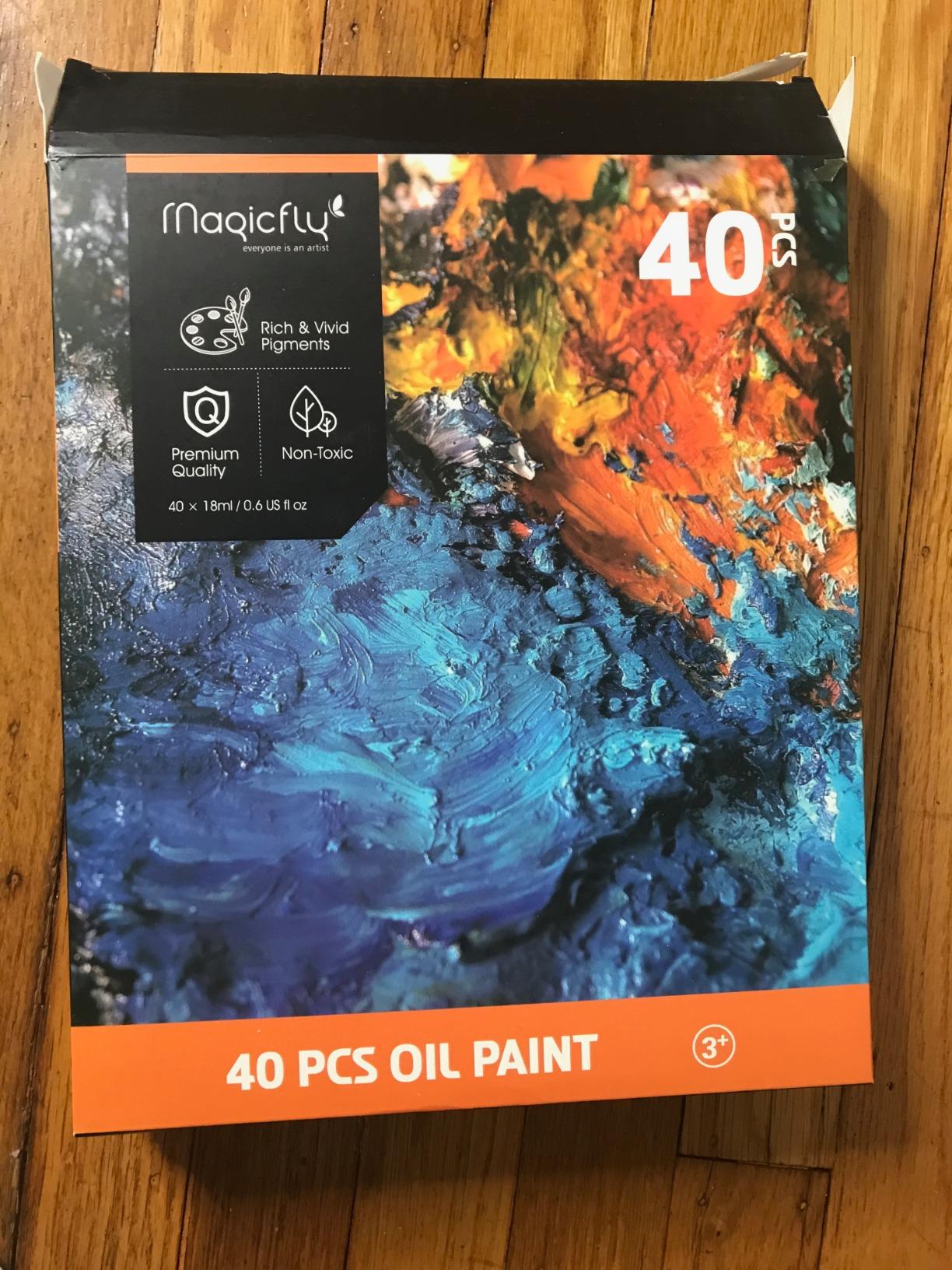 Magicfly Oil Paint, 40pcs (18ml/0.6oz) Oil Paint Set customer photo 1