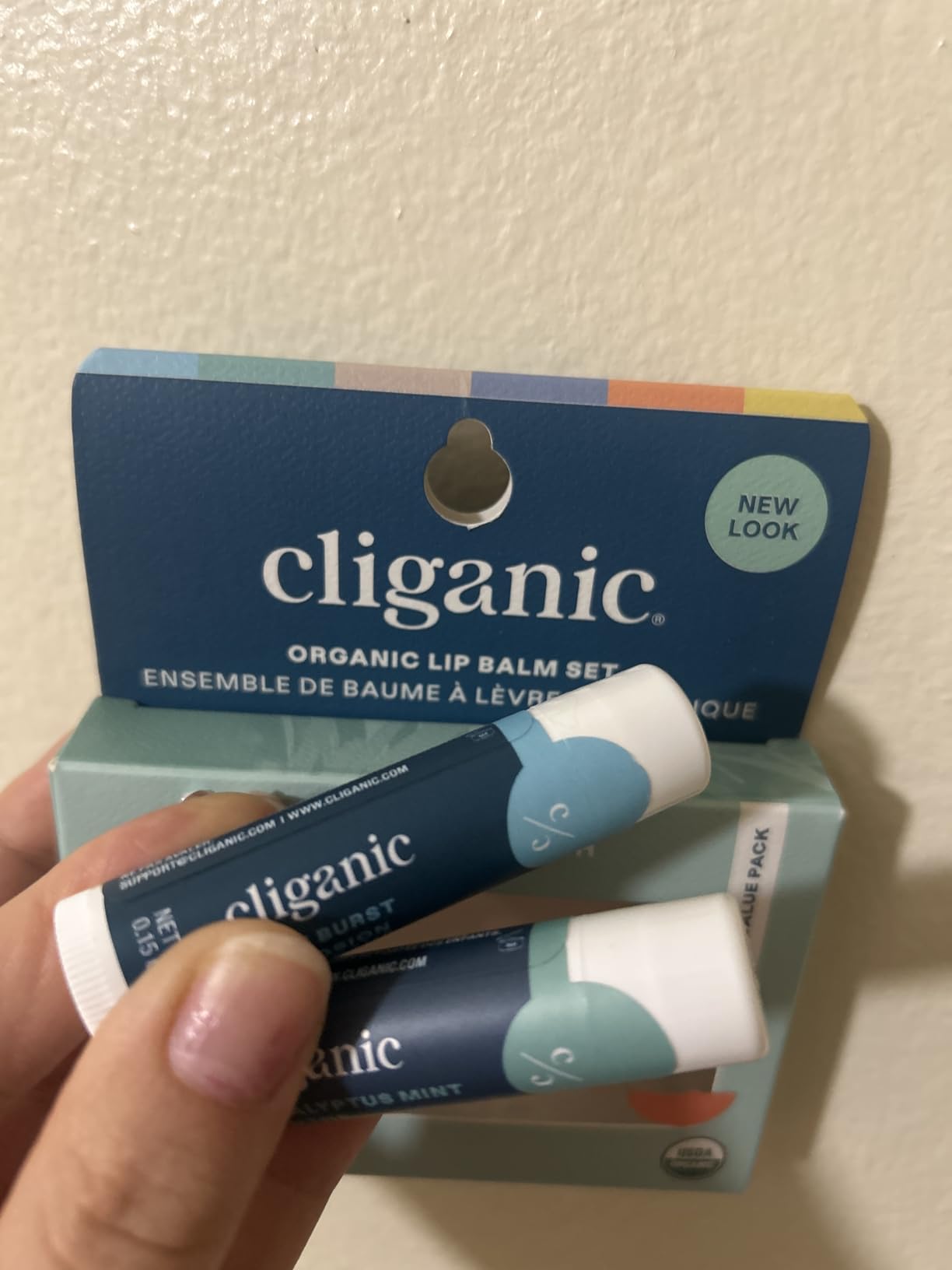 Cliganic Organic Lip Balm Set, 6 Flavors, 100% Natural for Dry Cracked Lips, Gift for Men & Women customer photo 2