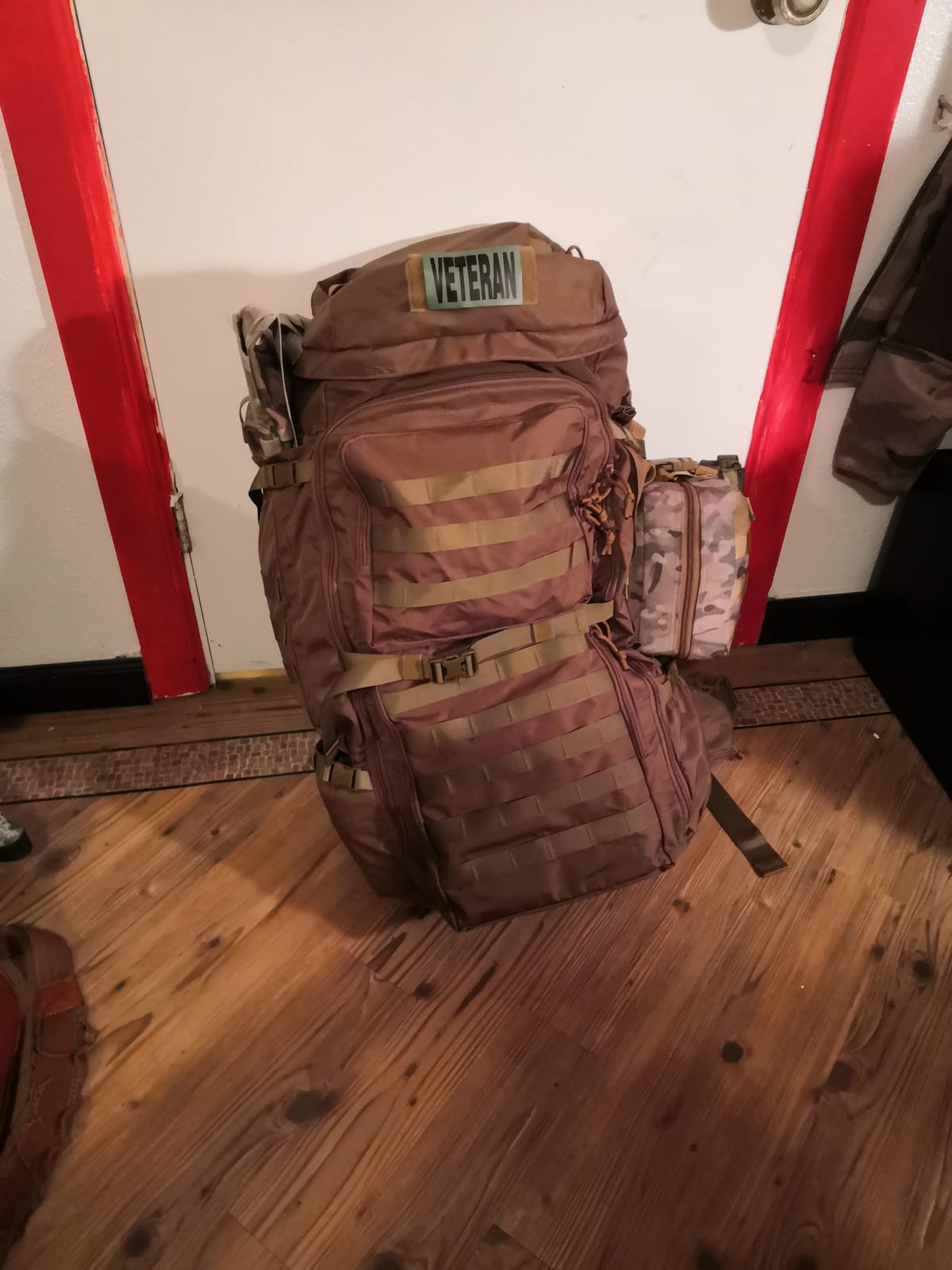 Mardingtop 75L Molle Hiking Internal Frame Backpacks with Rain Cover for Camping,Backpacking,Travelling(Khaki) customer photo 1