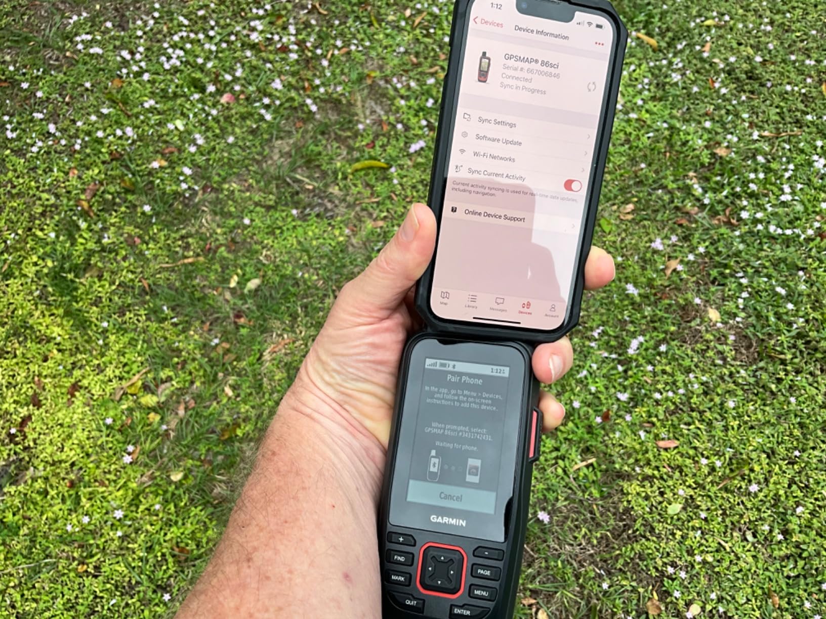 Garmin GPSMAP 86Sci, Floating Handheld GPS with Button Operation, Preloaded BlueChart G3 Coastal Charts And Inreach Satellite Communication capabilities, Stream Boat Data From Compatible Chartplotters customer photo 1