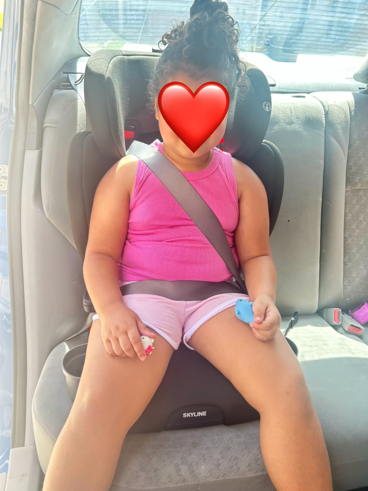 Britax Skyline 2-Stage Belt-Positioning Booster Car Seat, Dusk - Highback and Backless customer photo 2