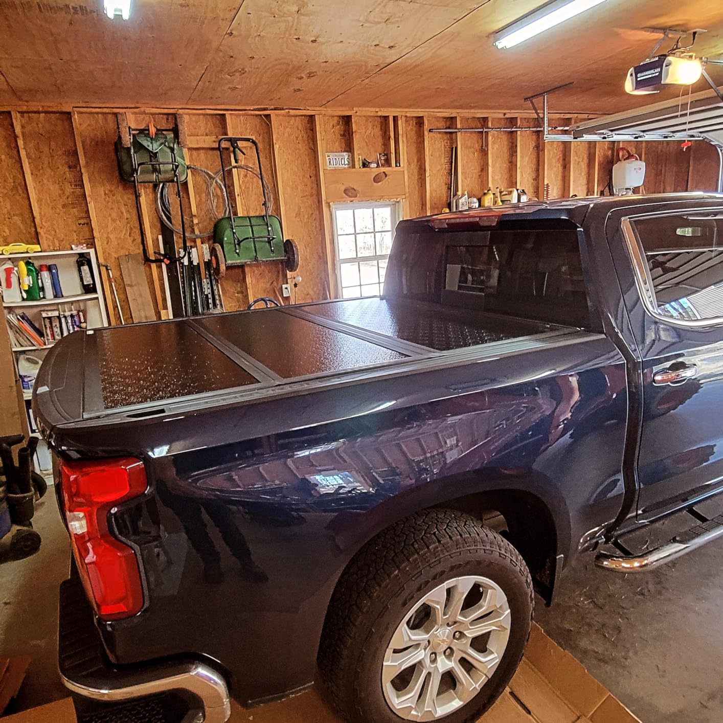 EFX Hard Tri-Fold Truck Bed Tonneau Cover - Secure Cargo Protection - Sleek Low-Profile Tri-Fold Design - Fits 2019-2026 Chevy/GMC Silverado/Sierra - 5'10