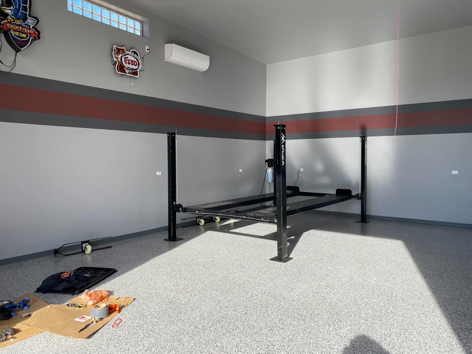 APlusLift HW-8S 8000LB 4-Post Storage Service Car Lift 3 Year Warranty customer photo 1