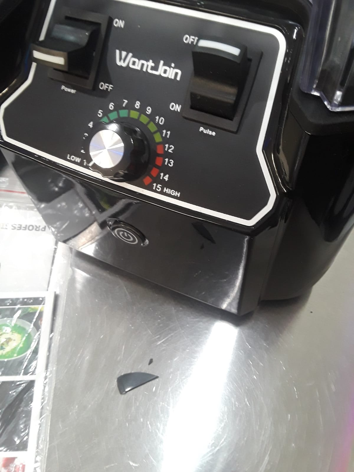 WantJoin Professional Commercial Blender With Shield Quiet Sound Enclosure 2200W Industries Strong and Quiet Professional-Grade Power, Self-Cleaning, Black customer photo 1