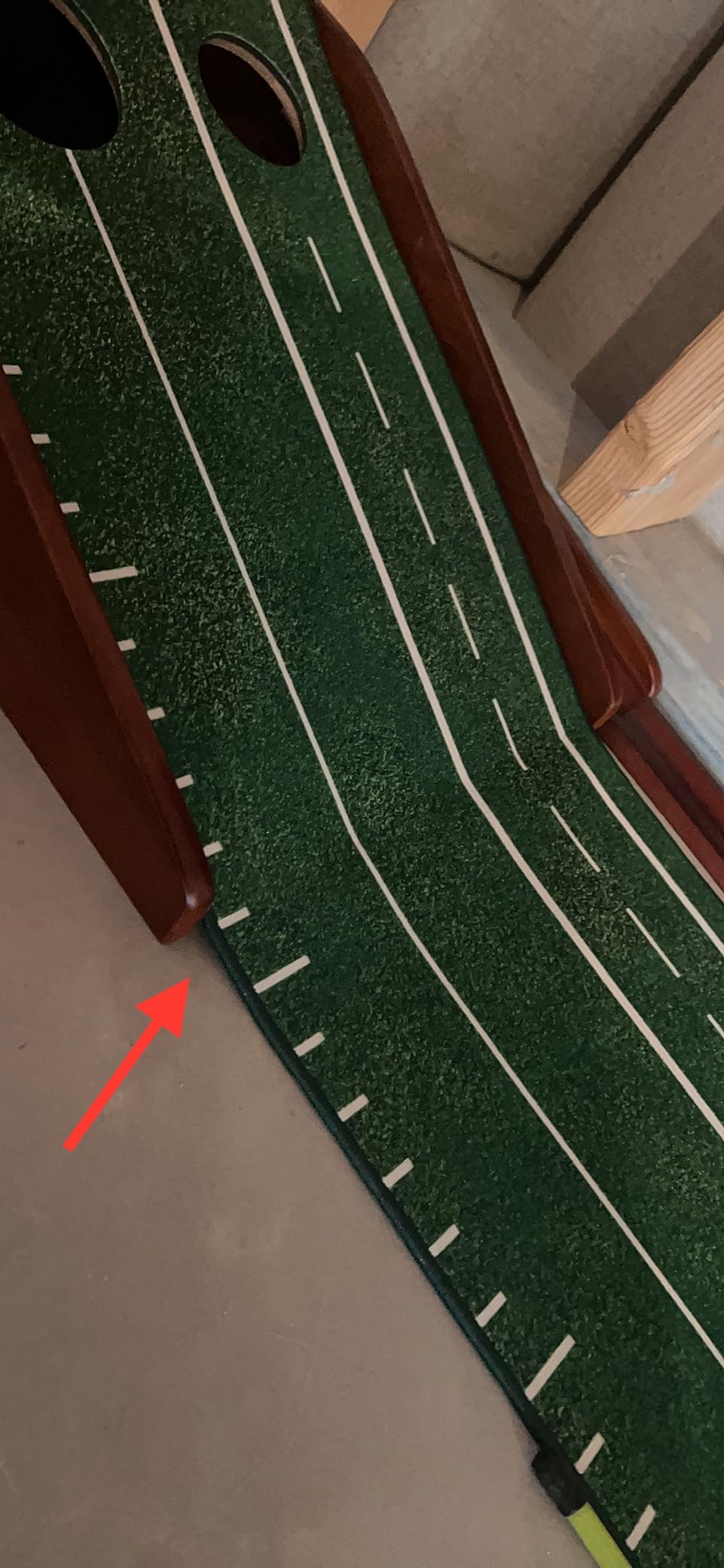Perfect Practice Putting Mat & Golf Chipping Net - Indoor Golf Training Aid customer photo 2