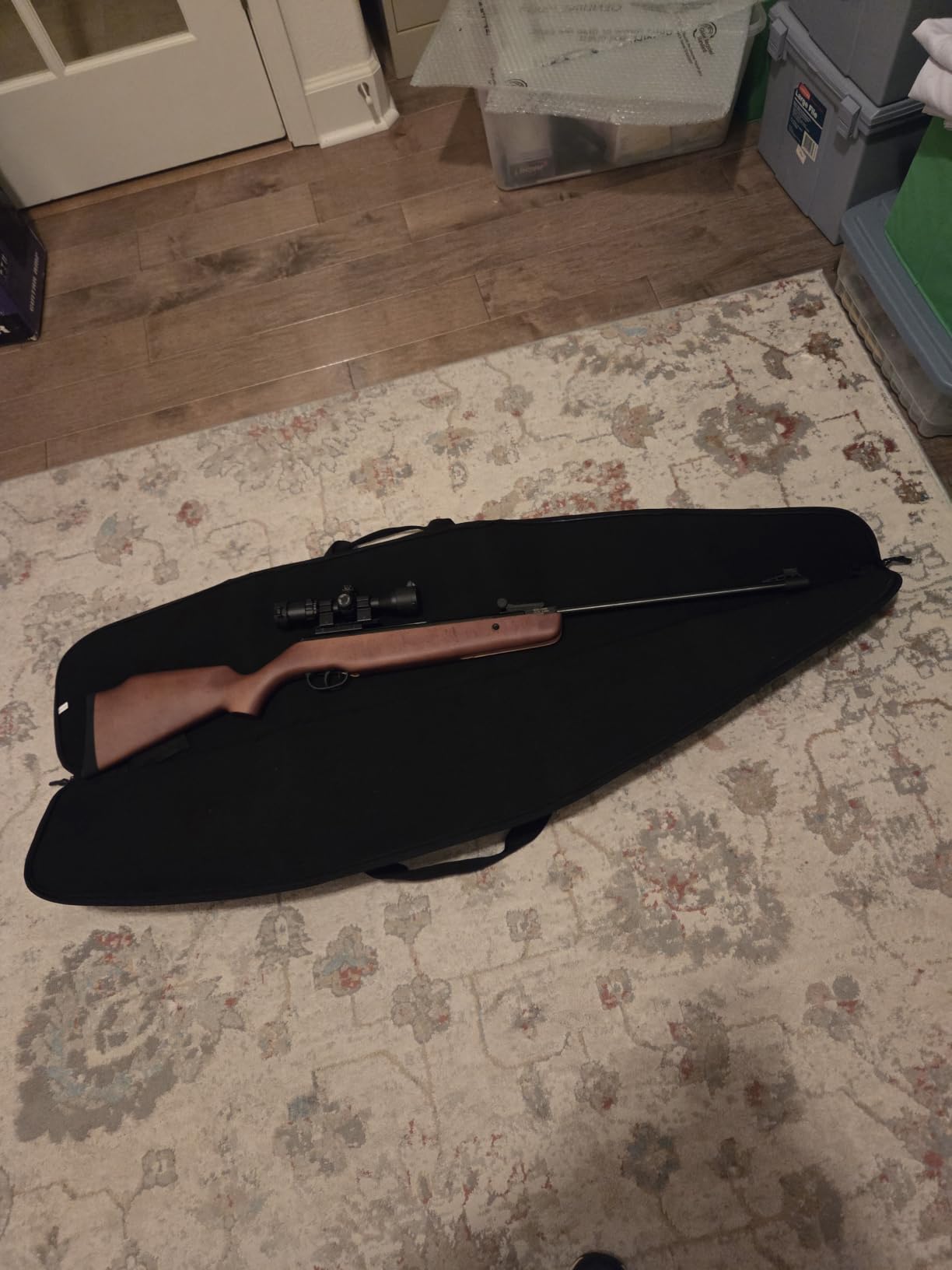 AUMTISC Soft Rifle Case 41/45/49 Padded Shotgun Gun Bag for Storage Scoped Rifles with Zippered Pocket, Detachable Shoulder Sling customer photo 2